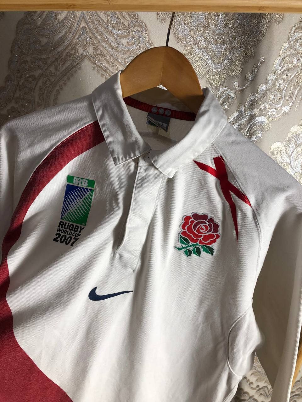Nike × Vintage VERY RARE NIKE ENGLAND 2007 RETRO RUGBY JERSEY BLOKECORE Y2K Size US L / EU 52-54 / 3 - 5 Thumbnail