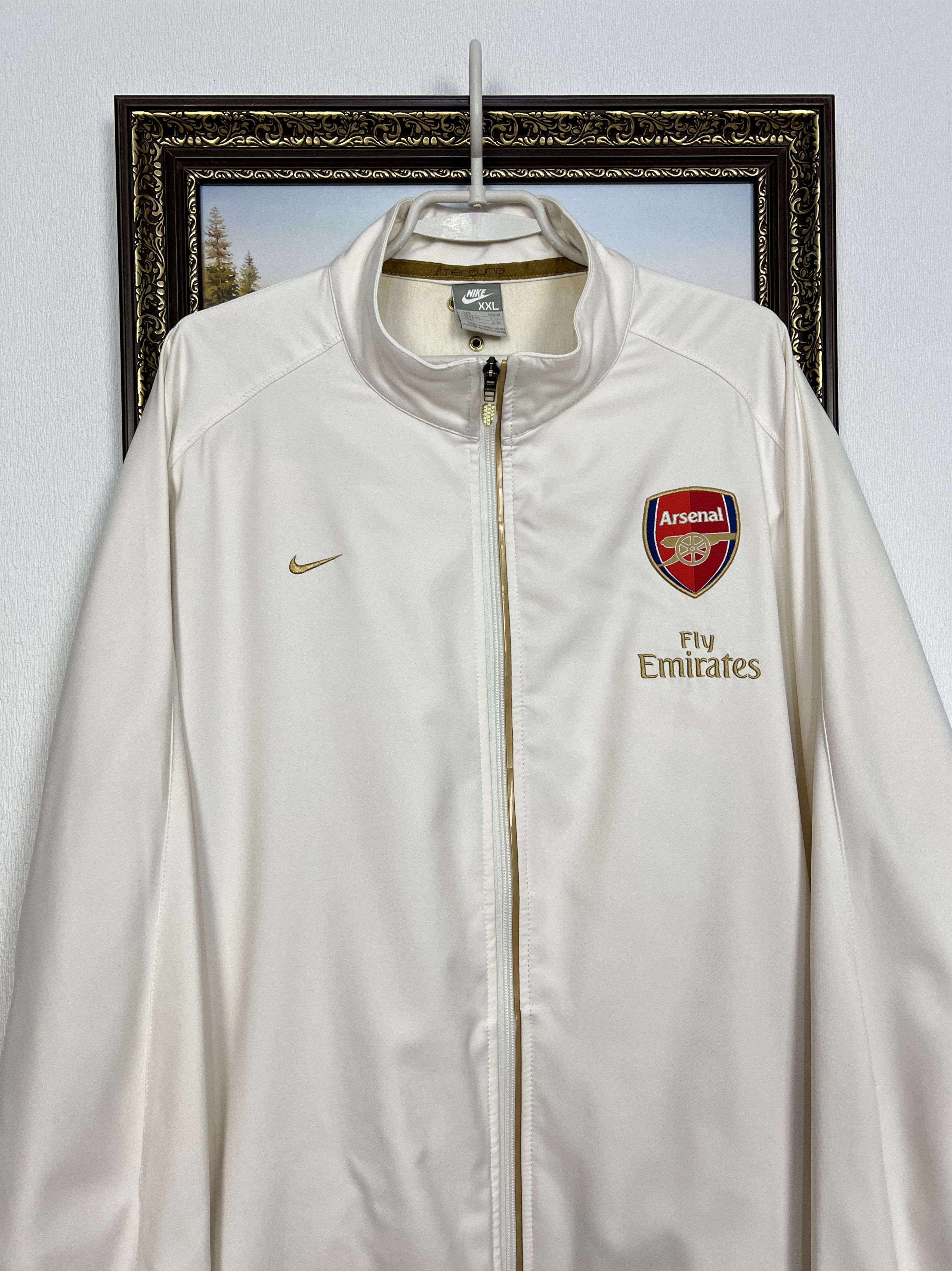 Nike Vintage Arsenal Football Jacket Soccer Track Top Gunners Size US XXL / EU 58 / 5 - 2 Thumbnail
