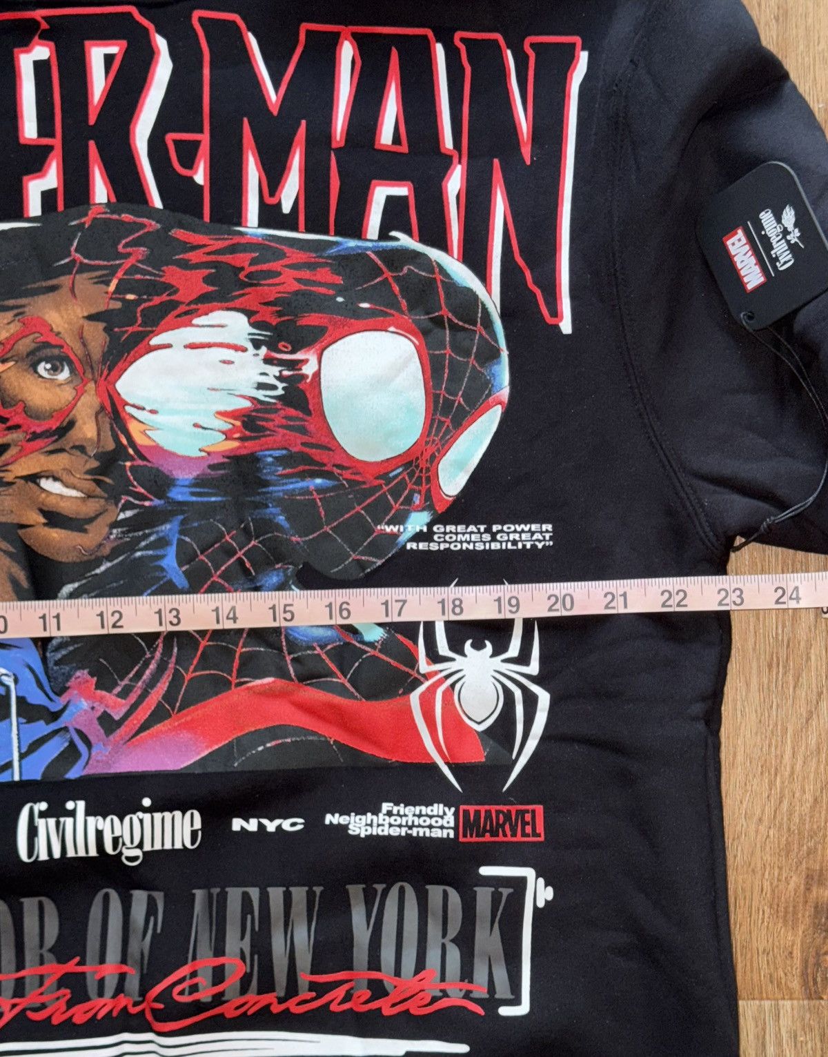 Civil Regime × Marvel Comics Civil Regime x Spiderman New York Large Size US L / EU 52-54 / 3 - 3 Thumbnail