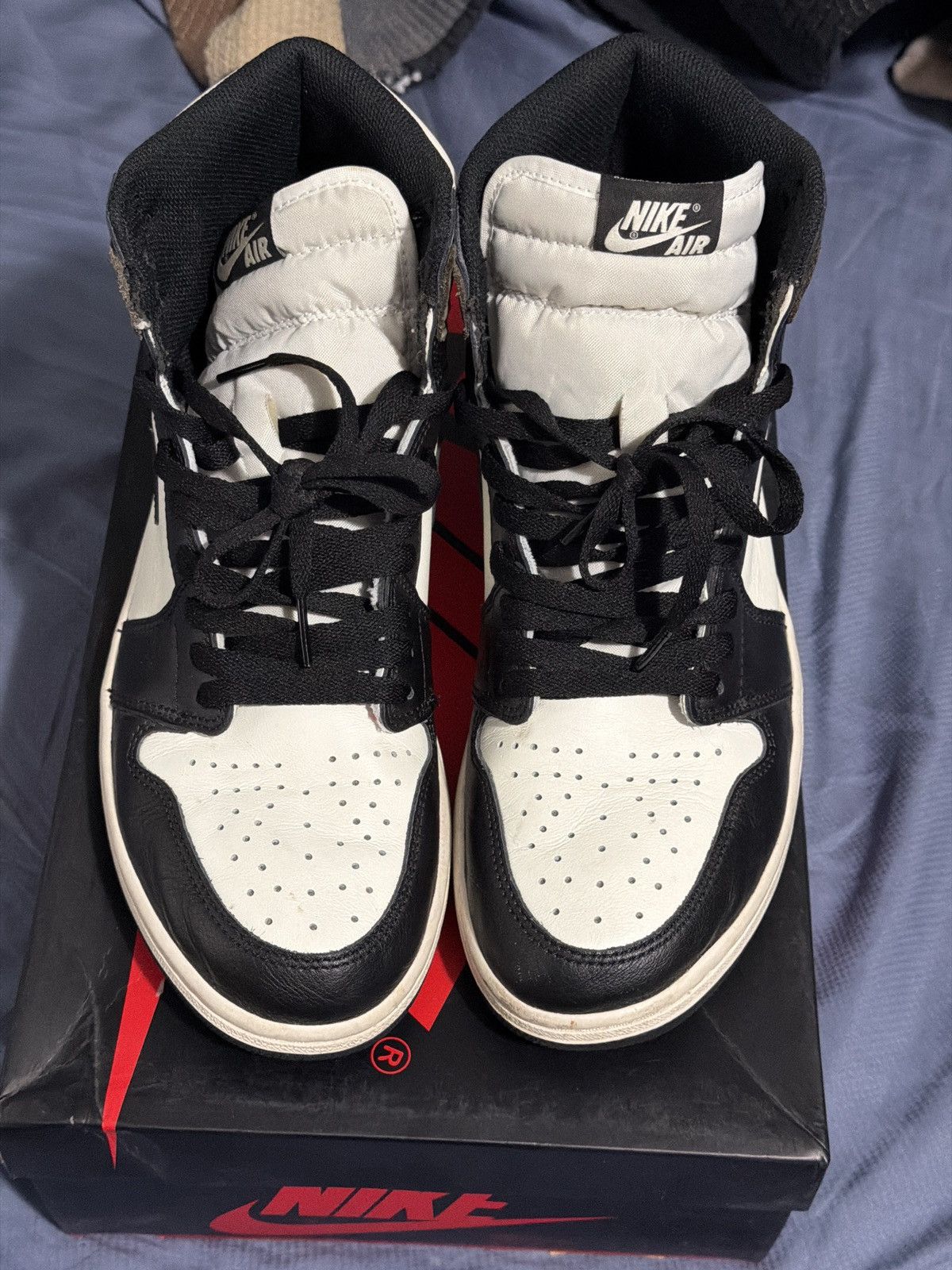 Jordan Brand Nike Air Jordan 1 Retro High OG Dark Mocha Size US 10.5 / EU 43-44 - 3 Thumbnail