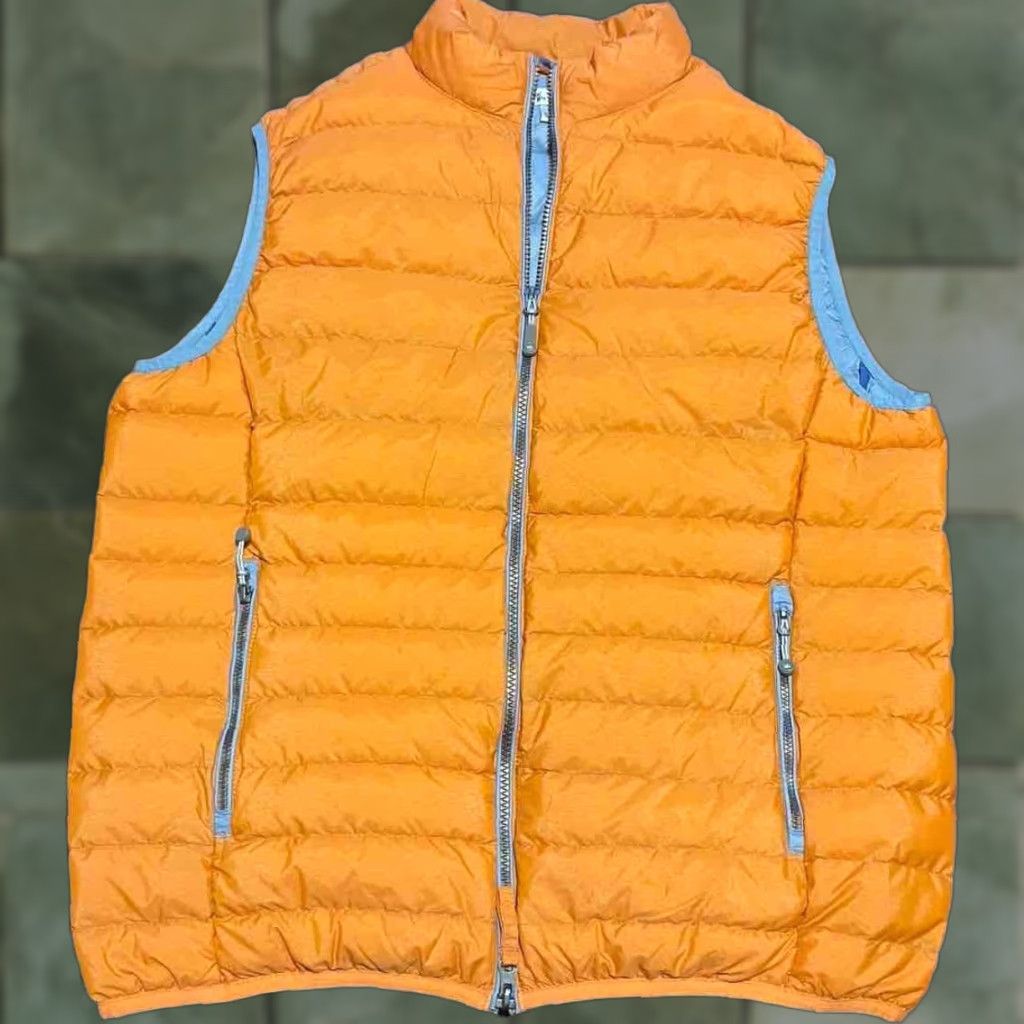 Peter Millar Peter Millar Vest Orange Full Zip Puffer 90% Down 10% Feather Men’s Sz L Pockets Lightweight Casual Size US L / EU 52-54 / 3 - 1 Thumbnail