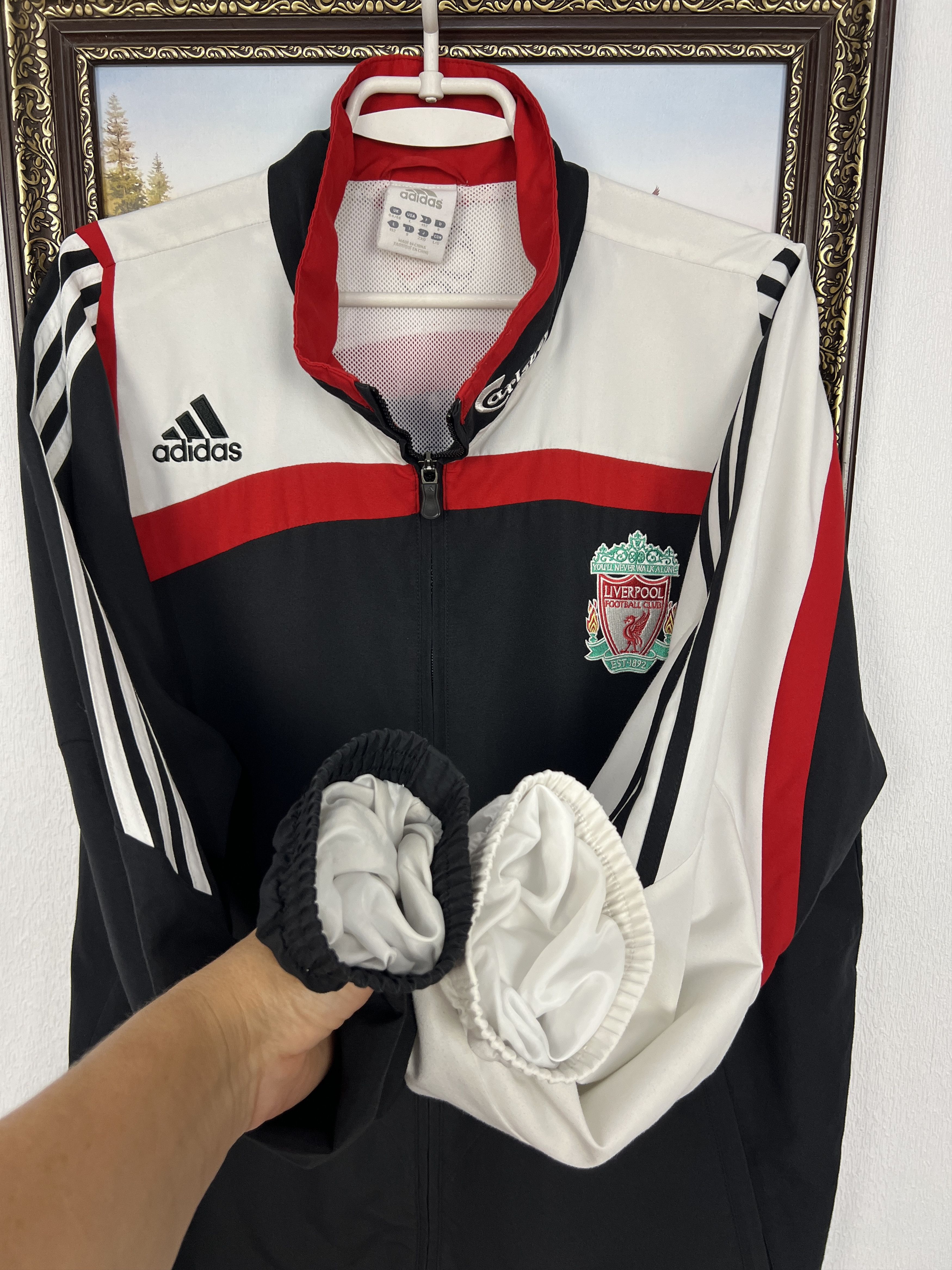 Adidas Vintage Adidas Liverpool Football Jacket Soccer Track Top Size US L / EU 52-54 / 3 - 7 Thumbnail