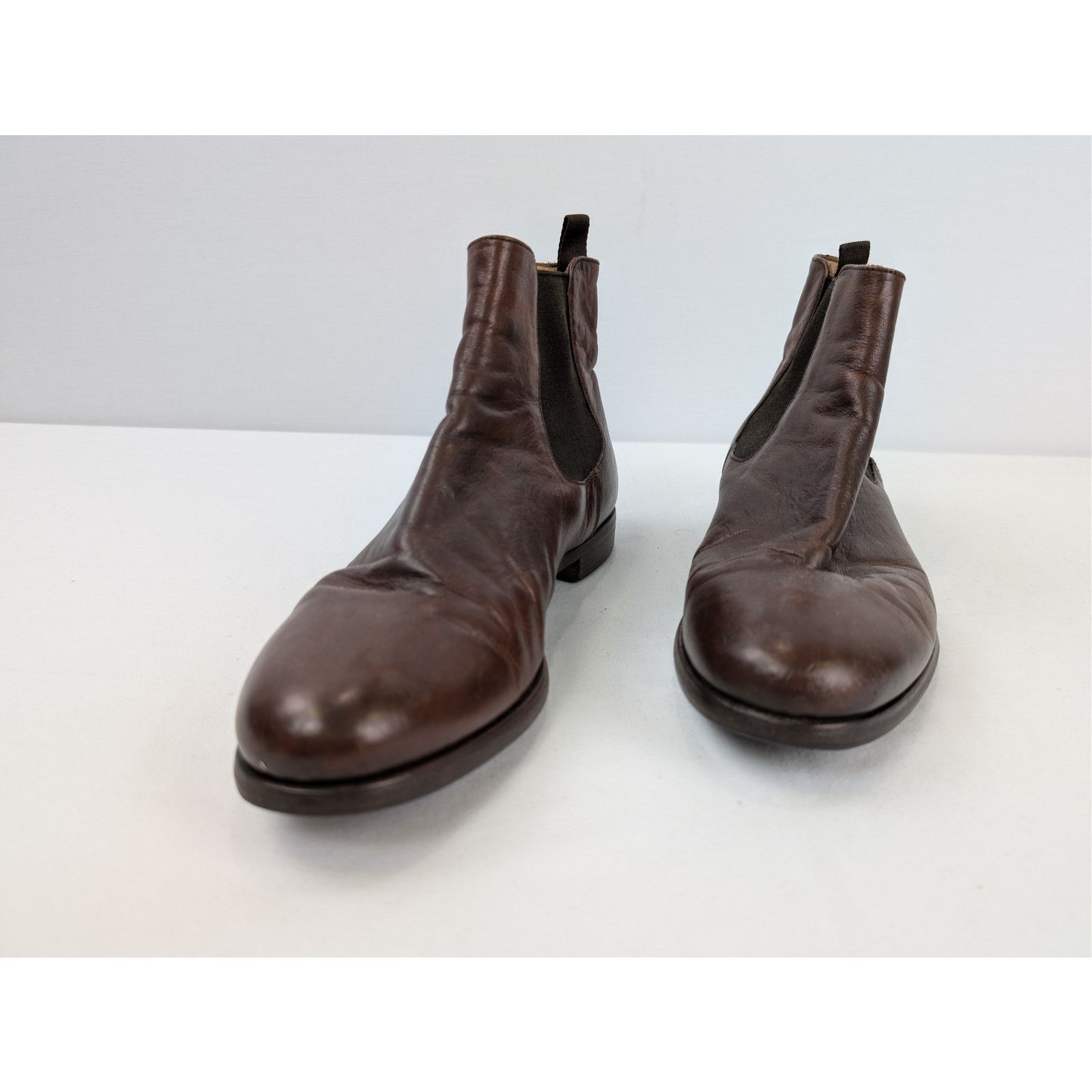 Prada o1rshd1 CC20 Chelsea Boots in Dark Brown Size US 8 / EU 41 - 7 Thumbnail