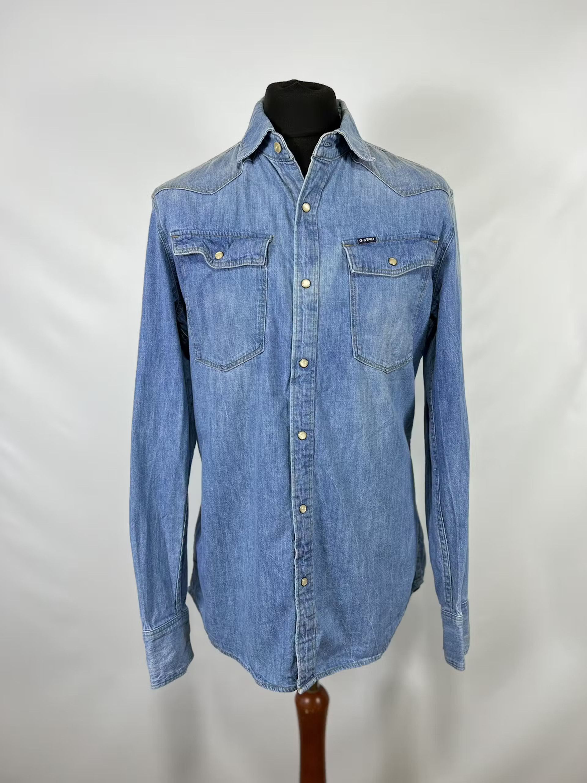G-Star G Star Raw slim fit men’s shirt Size US L / EU 52-54 / 3 - 1 Thumbnail
