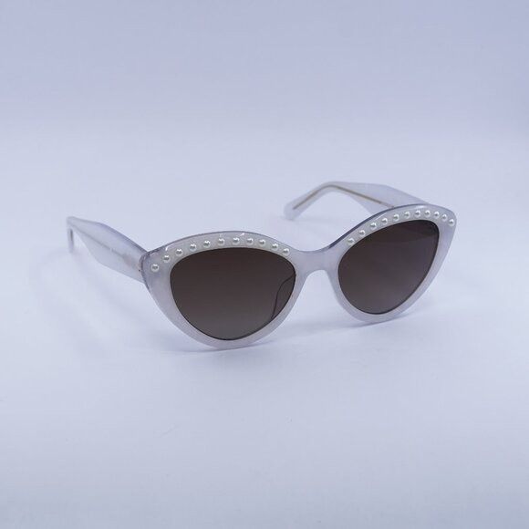 Kate Spade 🕶️New Kate Spade JUNI/G/S PEARL 0VK6 HA White Sunglasses Size ONE SIZE - 1 Thumbnail