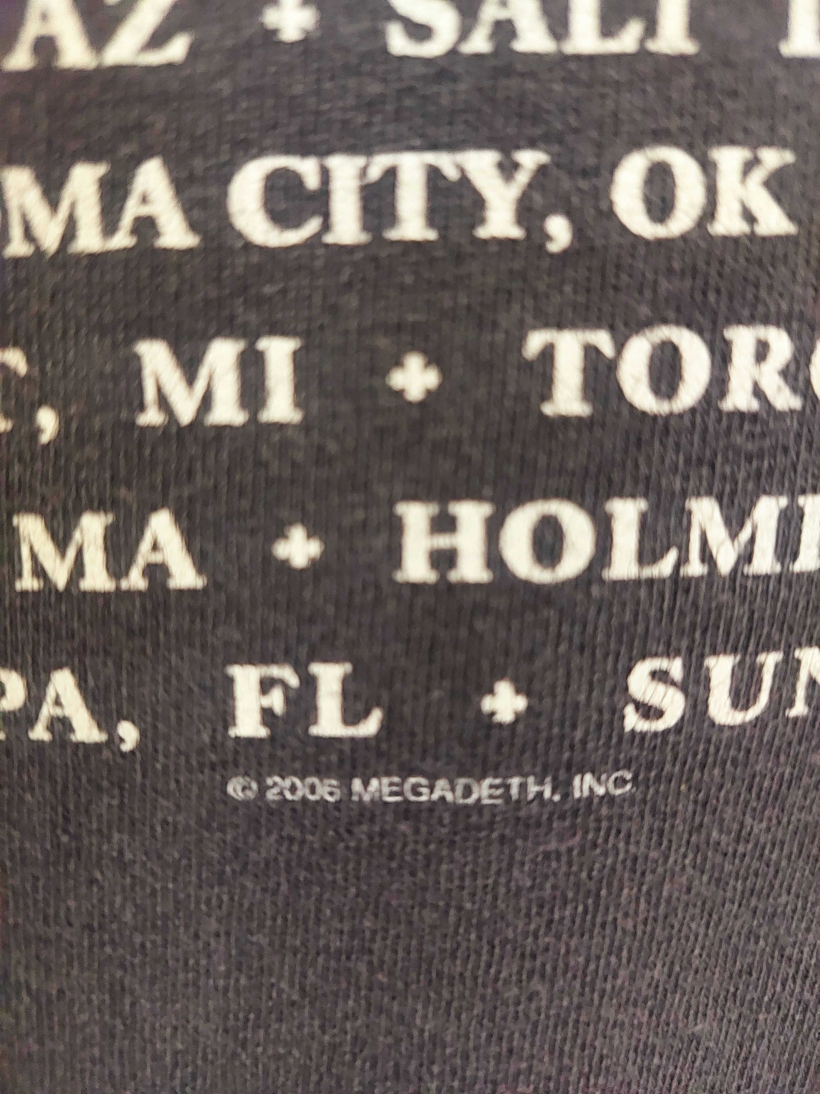 Other Megadeth Gigan Tour 2006 Size US L / EU 52-54 / 3 - 5 Thumbnail