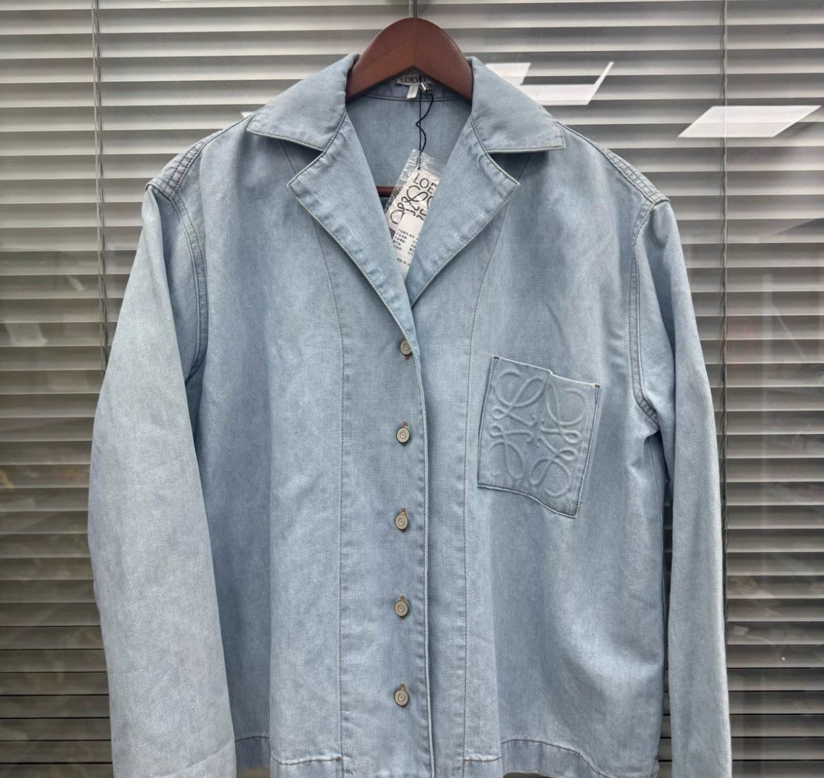 Loewe Loewe Big logo denim shirt jacket Size XS / US 0-2 / IT 36-38 - 2 Thumbnail