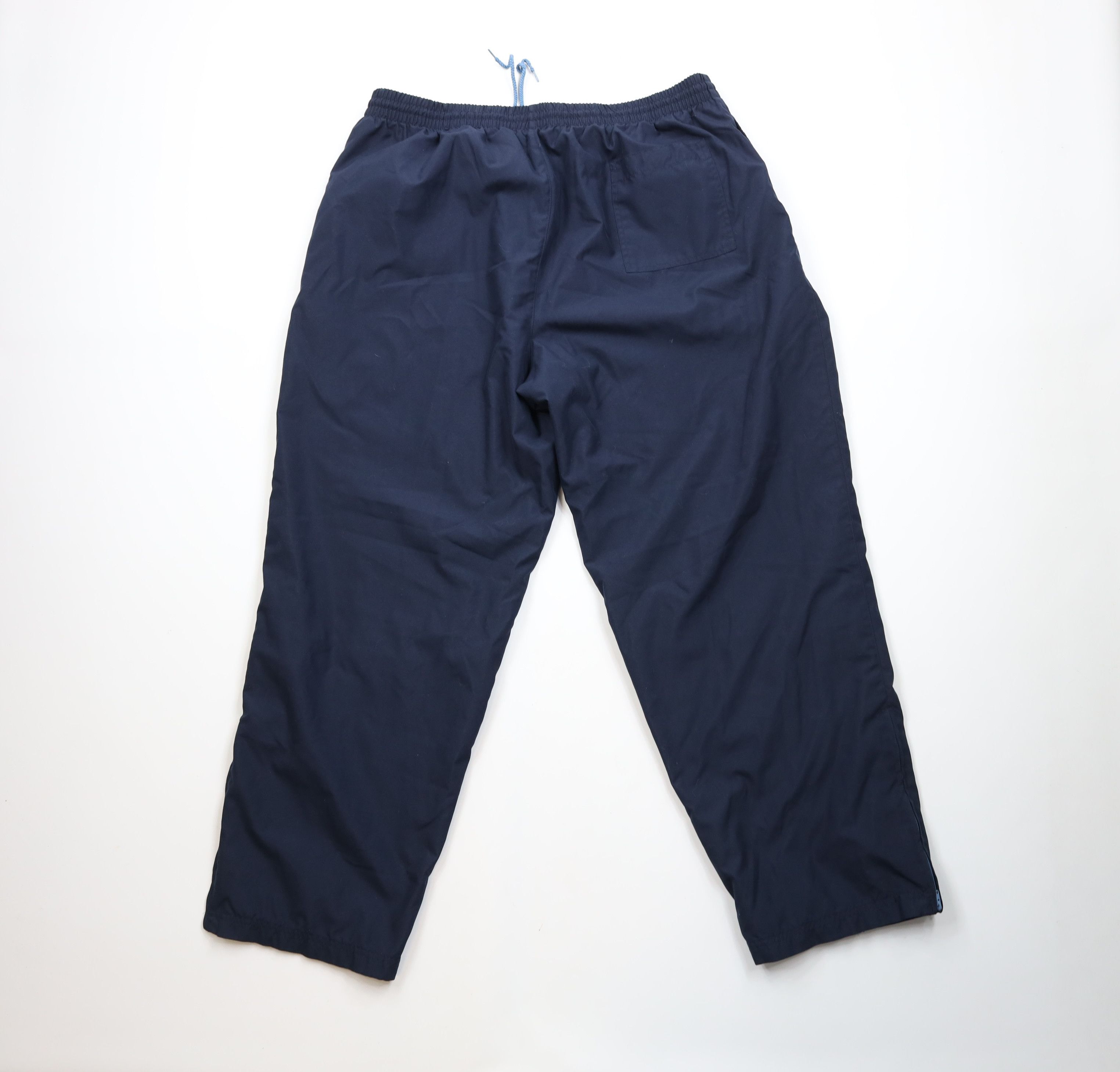 Champion × Vintage Vintage 90s Champion Lined Wide Leg Windbreaker Pants Blue Size US 38 / EU 54 - 11 Thumbnail