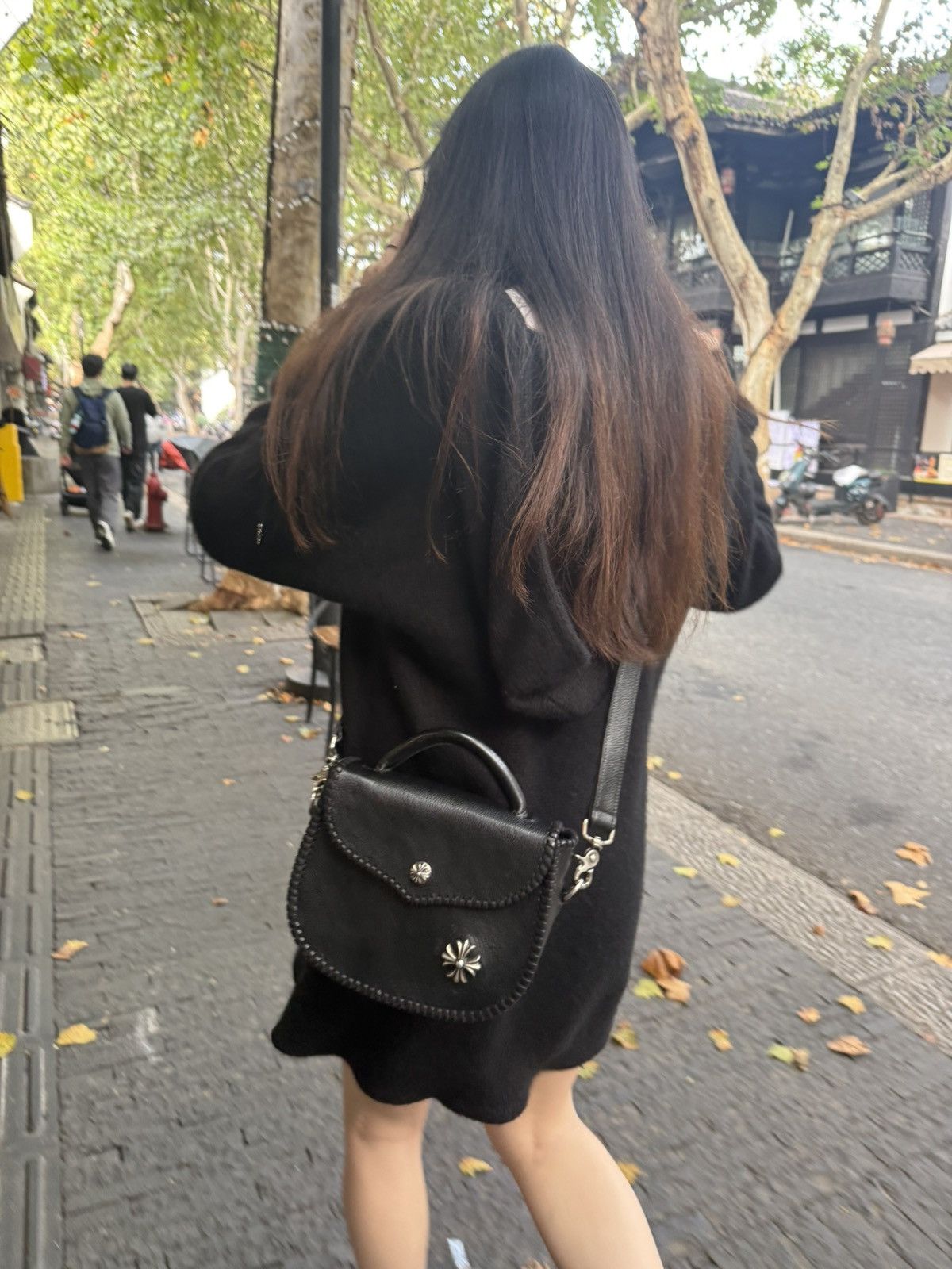 Chrome Hearts Chrome Hearts BAG-MAIL BS FLUER Shoulder Diagonal