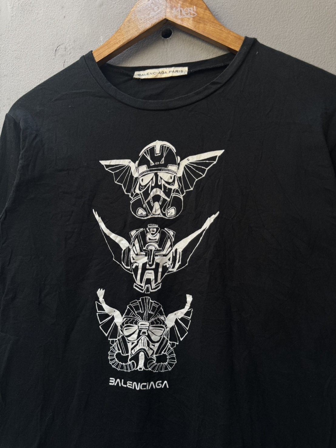 Balenciaga Balenciaga Starwar Stormtrooper logo Size US L / EU 52-54 / 3 - 2 Thumbnail