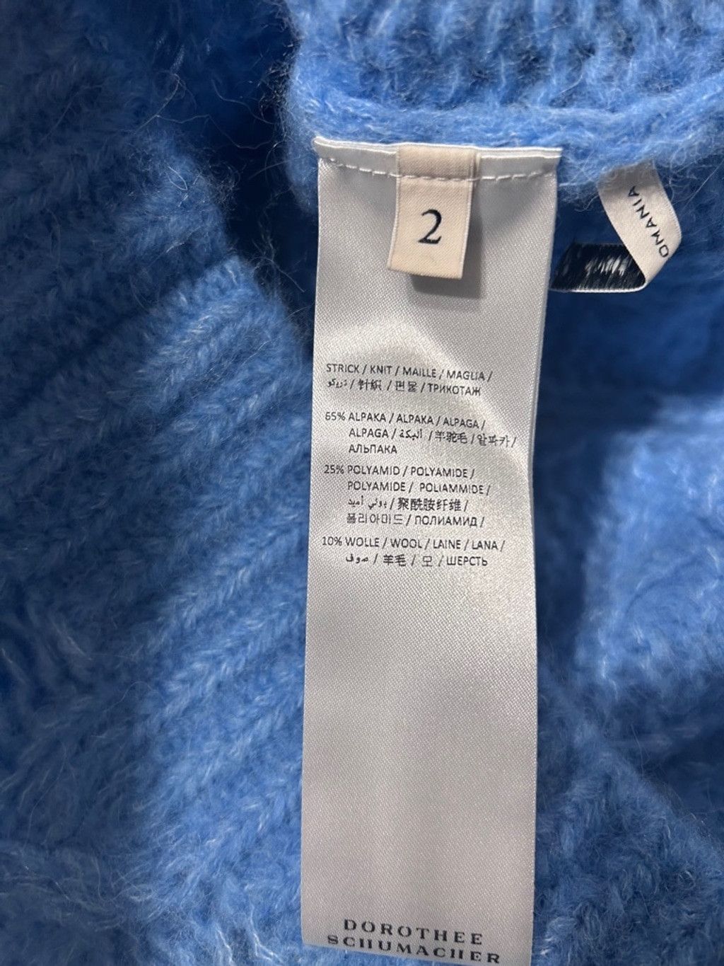 DOROTHEE SCHUMACHER Dorothee Schumacher silk wool blend Sweater, M, Light Blue Size M / US 6-8 / IT 42-44 - 10 Thumbnail