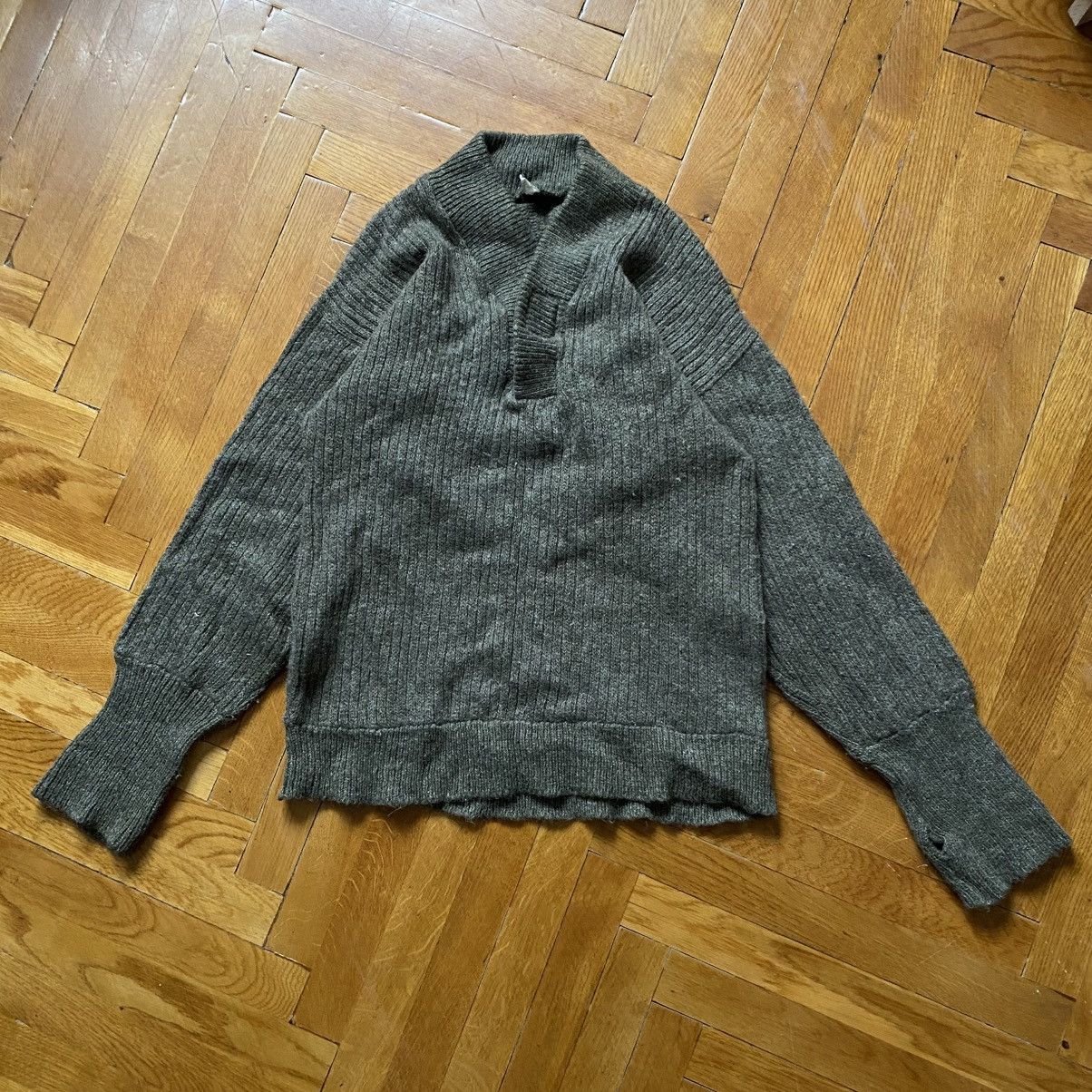 Other VINTAGE EUROPEAN ARMY WOOL SWEATER Size US M / EU 48-50 / 2 - 1 Thumbnail