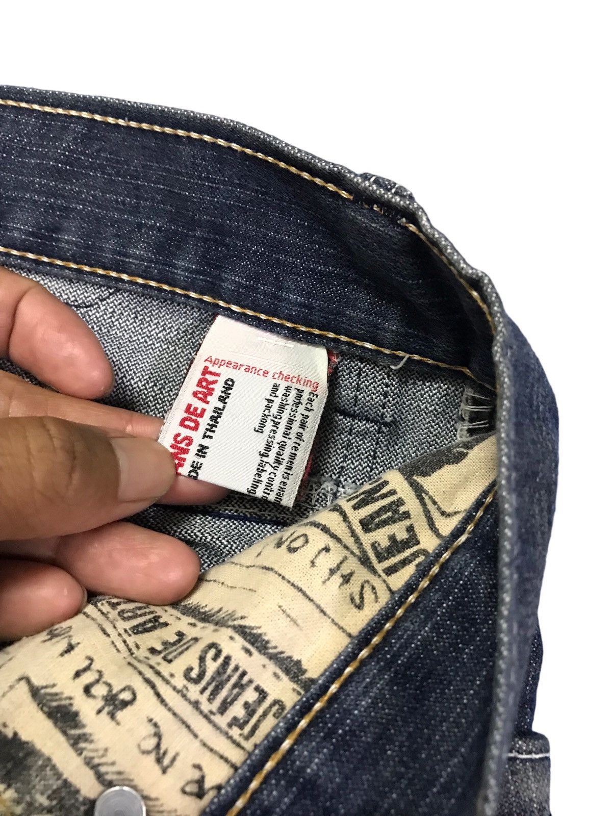 Japanese Brand 🔥🔥Jeans De Art Multipocket Denim Jeans Very Rare Size US 33 - 8 Thumbnail