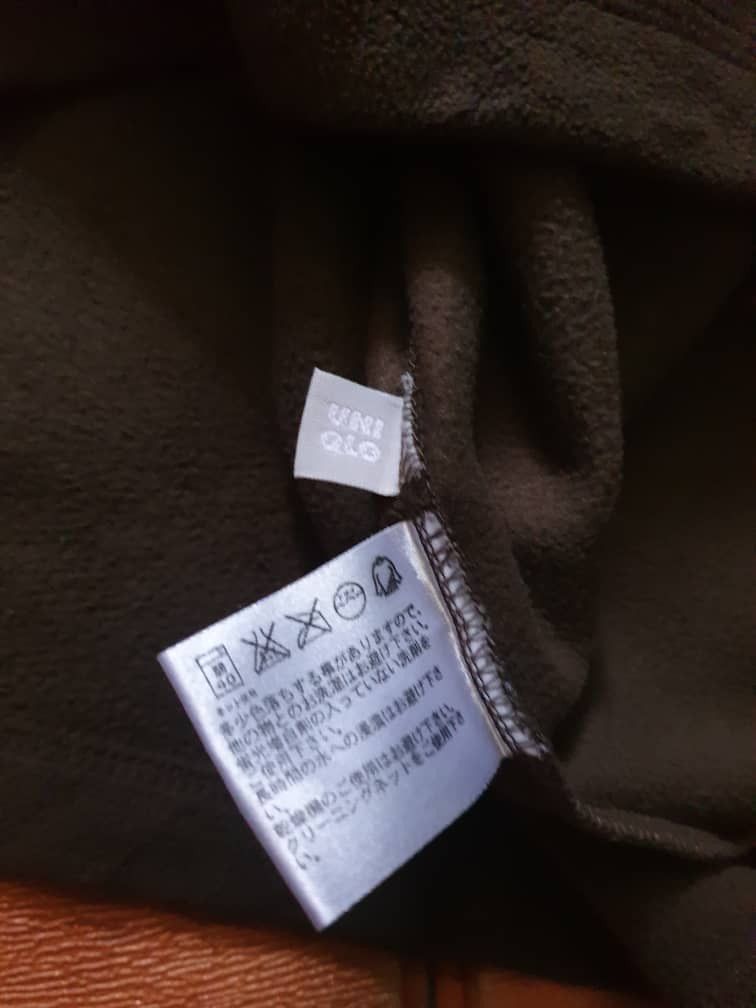 Japanese Brand Uniqlo brown colour fleece Sweater Size US L / EU 52-54 / 3 - 3 Thumbnail