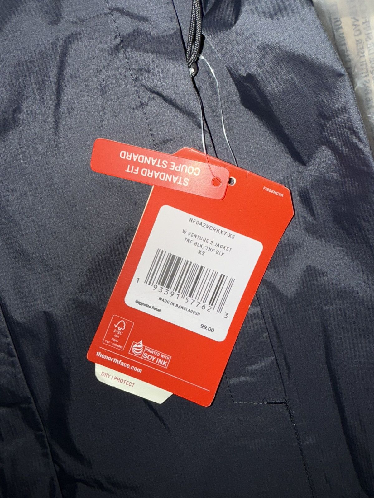The North Face The North Face Rain Jacket Size XS / US 0-2 / IT 36-38 - 3 Thumbnail