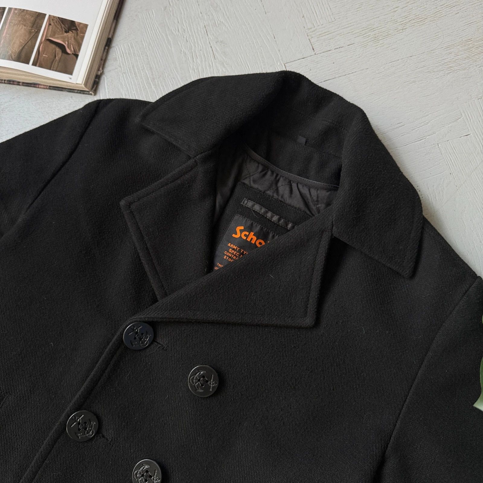 Schott Vintage Schott NYC US Navy Peacoat Wool Blend Jacket Size US M / EU 48-50 / 2 - 4 Thumbnail
