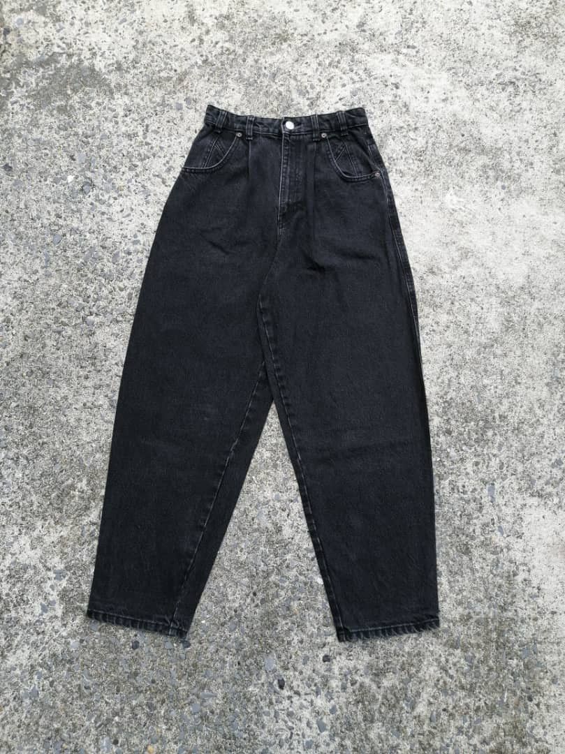 Zara Zara Black Denim Jeans Size US 26 / EU 42 - 1 Thumbnail