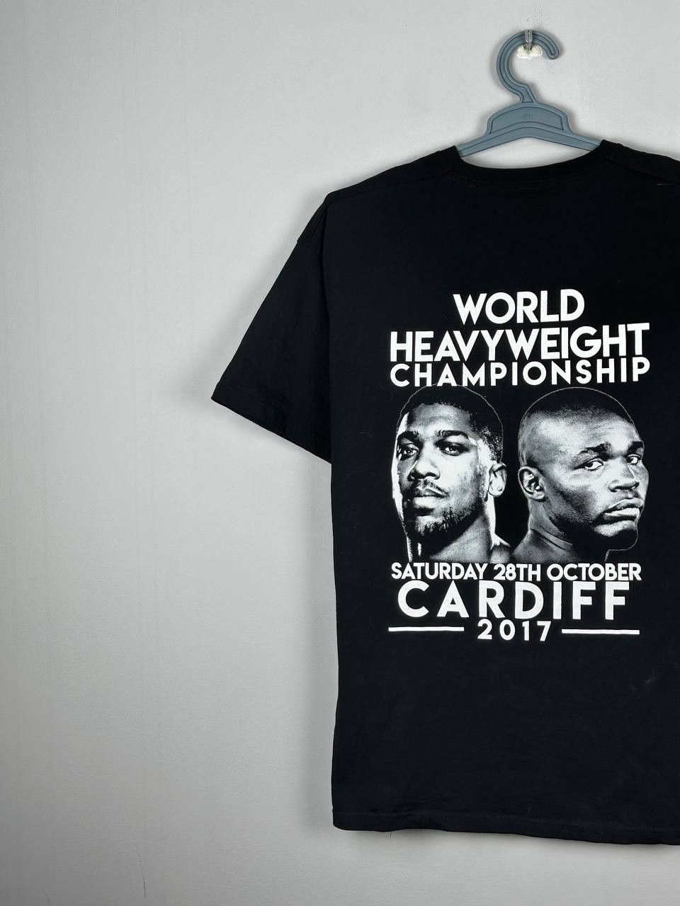 Vintage Anthony Joshua Carlos Takam Boxing UK Promo T Shirt Size US XL / EU 56 / 4 - 7 Thumbnail