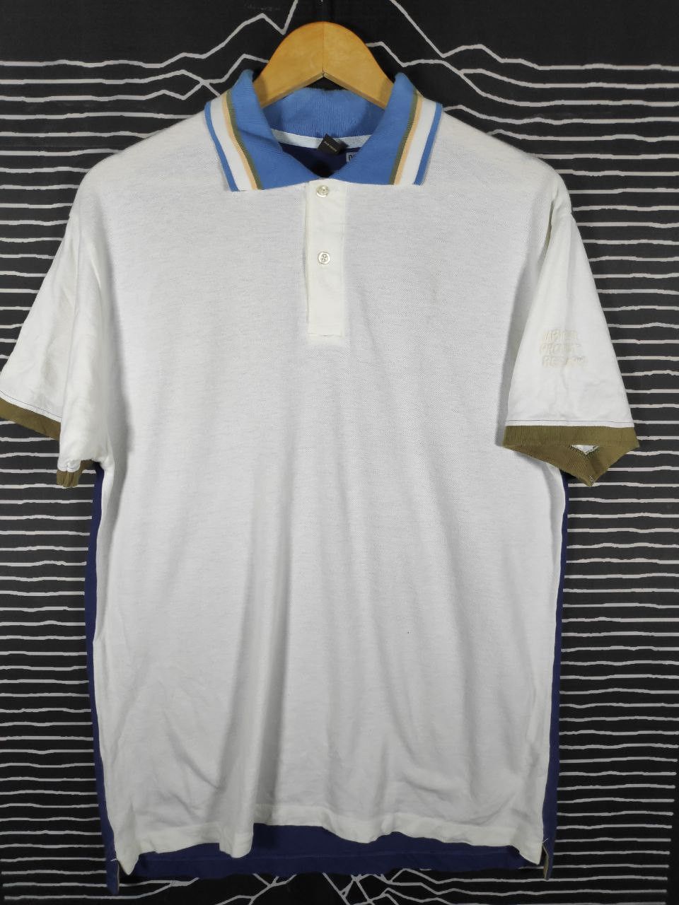 Designer × Napapijri Napapijri Italian Casual Wear Color Block Polo Size L Size US L / EU 52-54 / 3 - 3 Thumbnail