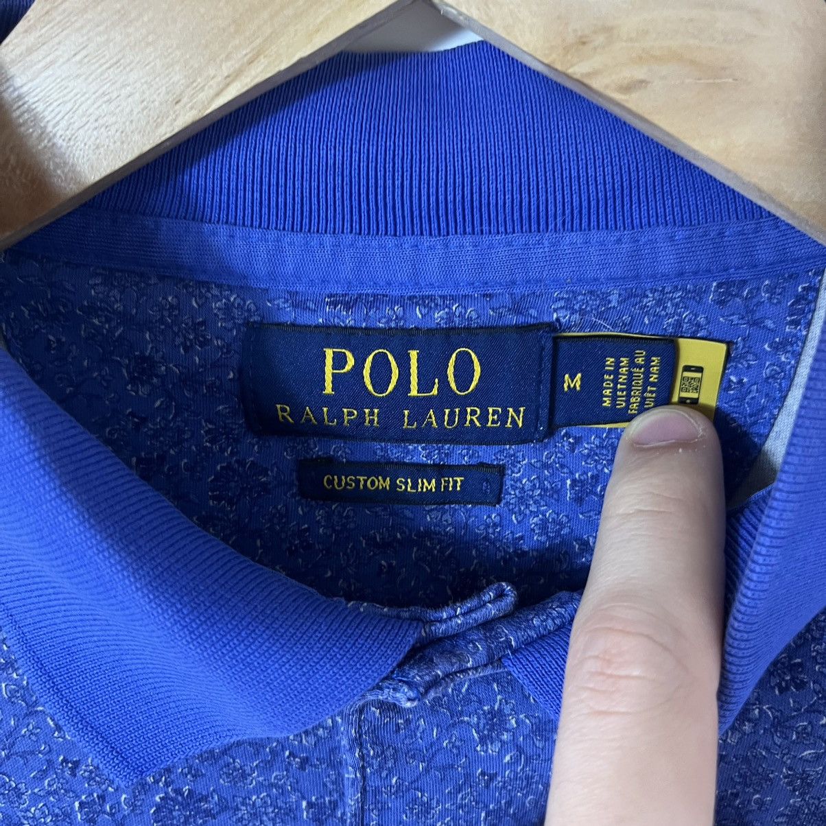 Polo Ralph Lauren Polo Ralph Lauren Flowers Blue Polo Shirt Streetwear Y2K Size US M / EU 48-50 / 2 - 3 Thumbnail