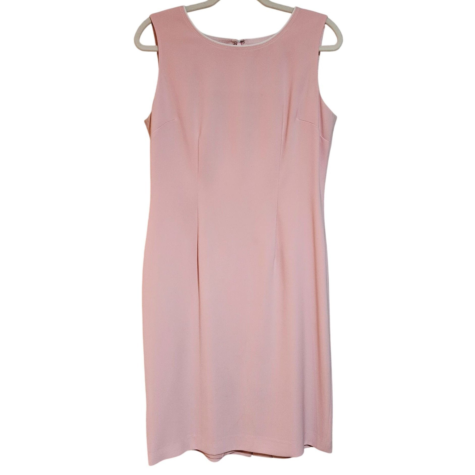 Anne Klein Anne Klein Women’s Pink Sheath Dress 8 Quiet Luxury, Spring Size M / US 6-8 / IT 42-44 - 2 Thumbnail