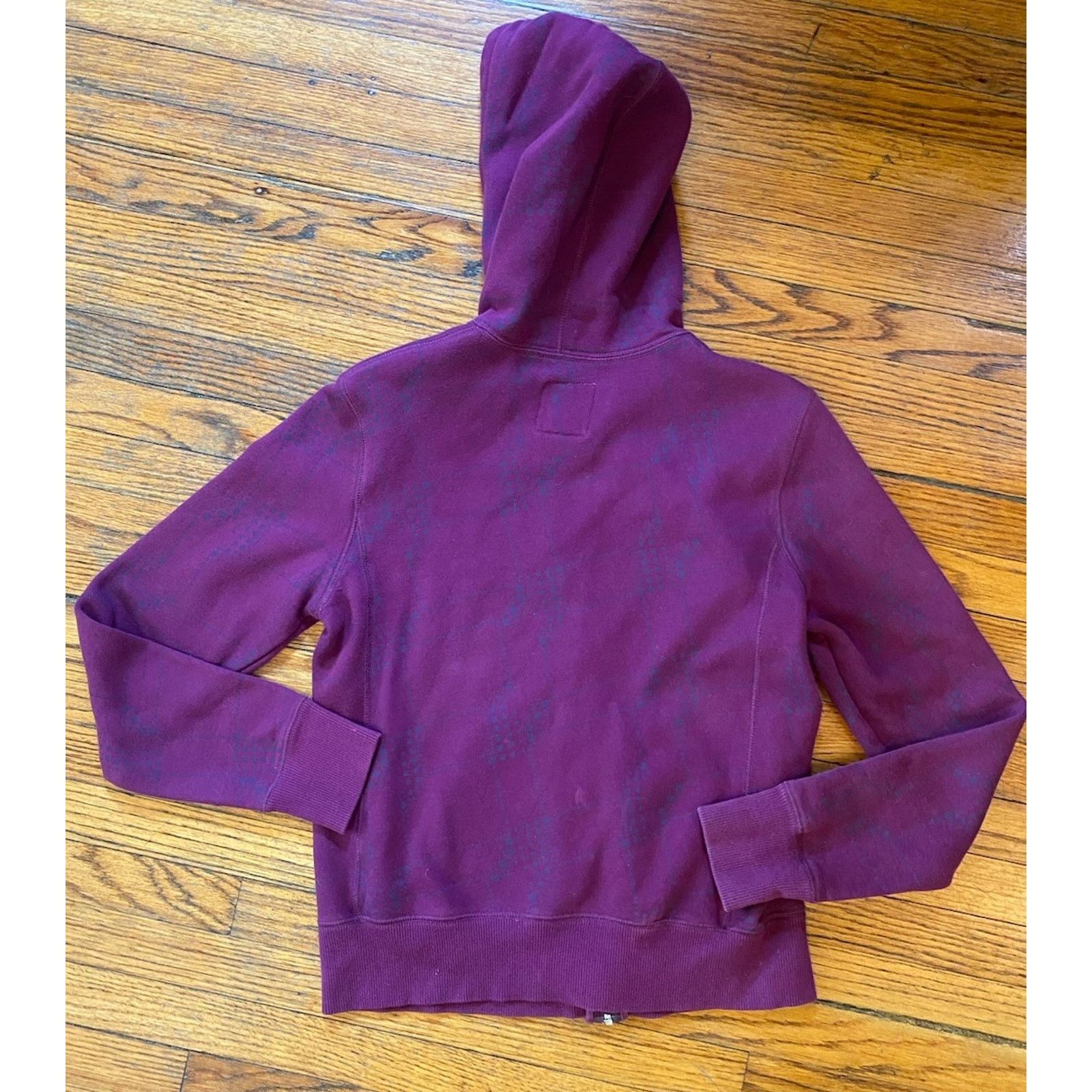 Nike Nike Zip Heavy Hoodie Sweatshirt Women’s Medium Burgundy Size M / US 6-8 / IT 42-44 - 3 Thumbnail