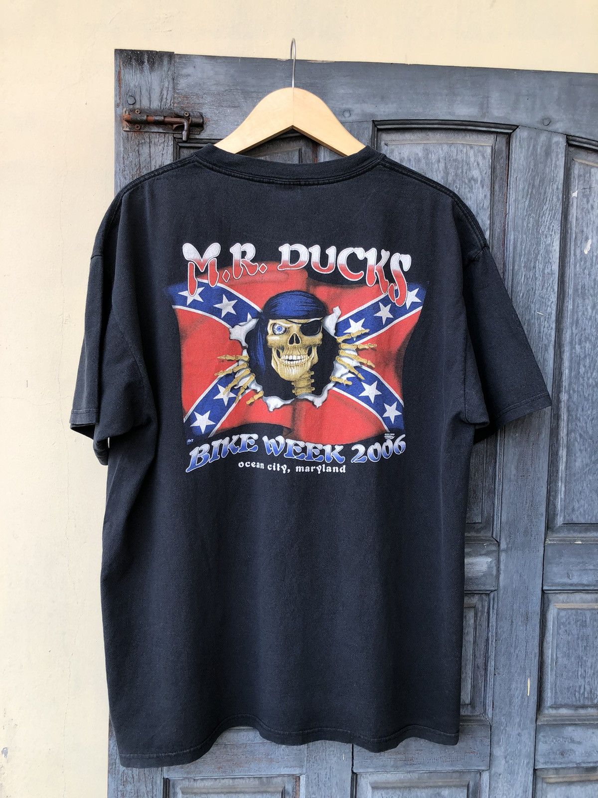 Vintage M.R. Ducks Bike Week 2006 ocean city, maryland Bikers Motor Size US XL / EU 56 / 4 - 1 Thumbnail