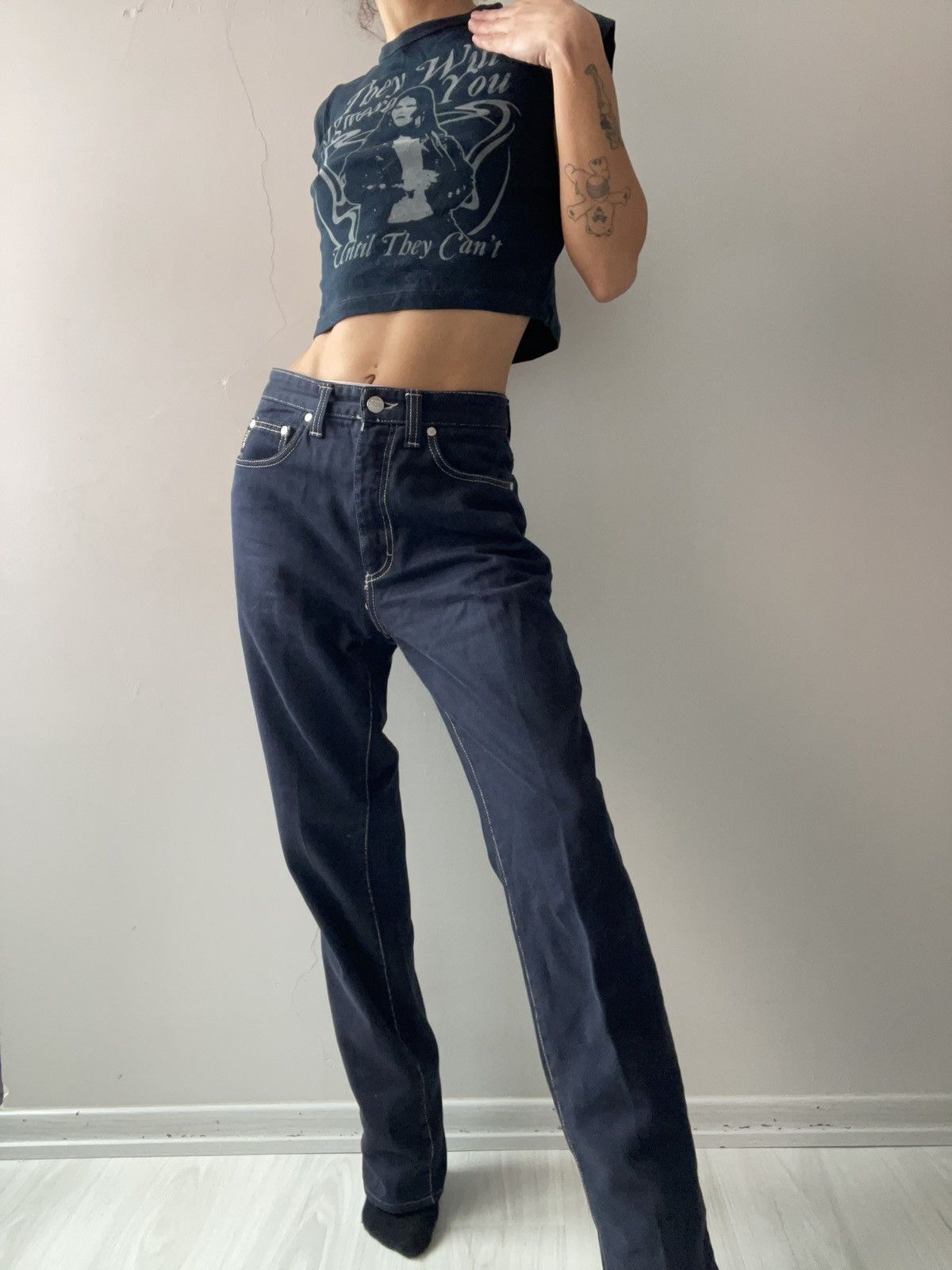 Iceberg IcebergxSnoopy jean Size 24" / US 00 / IT 34 - 2 Thumbnail