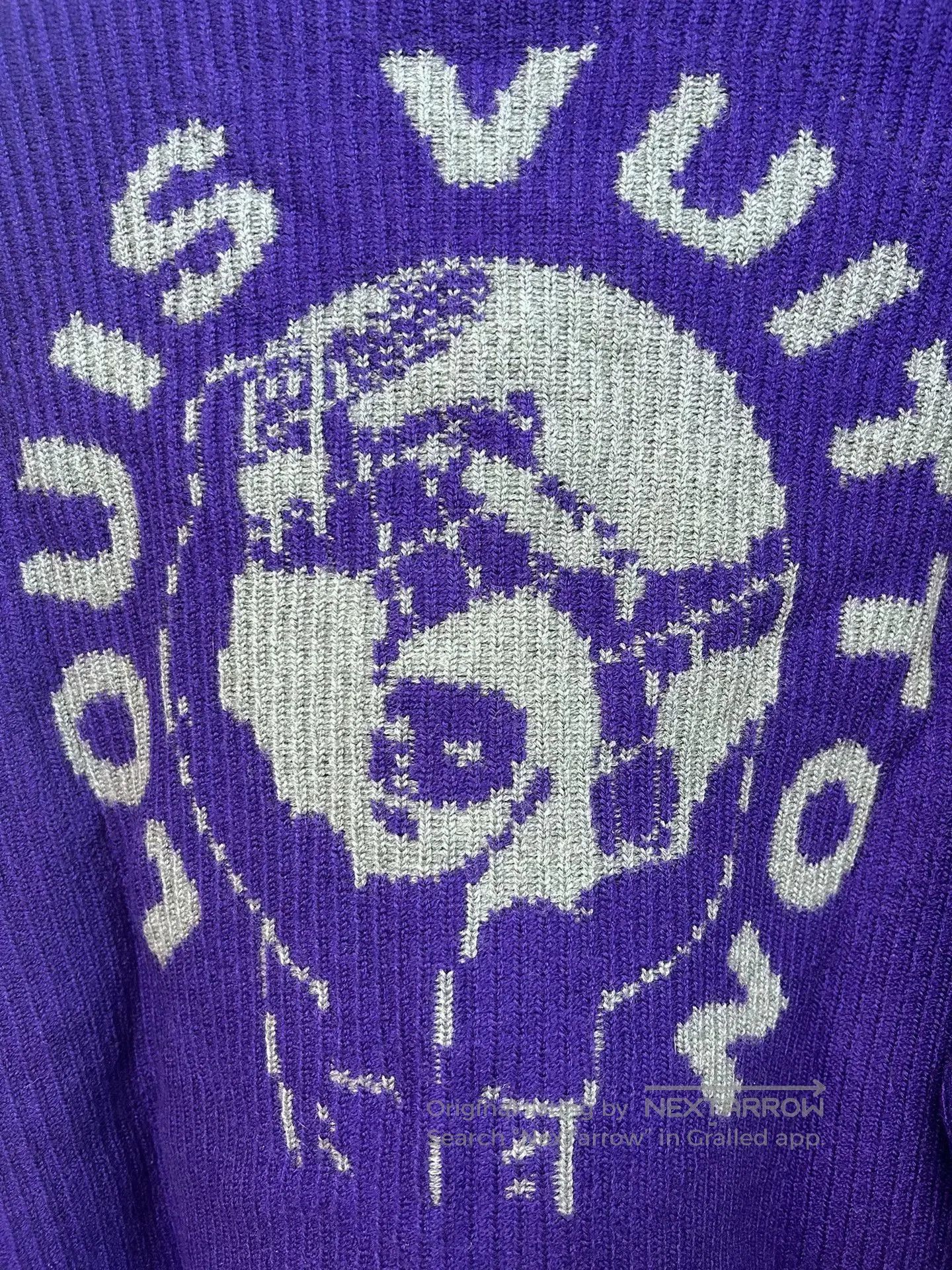 Louis Vuitton Louis Vuitton Purple Earth Sweater Limited Edition. Size US XL / EU 56 / 4 - 3 Thumbnail