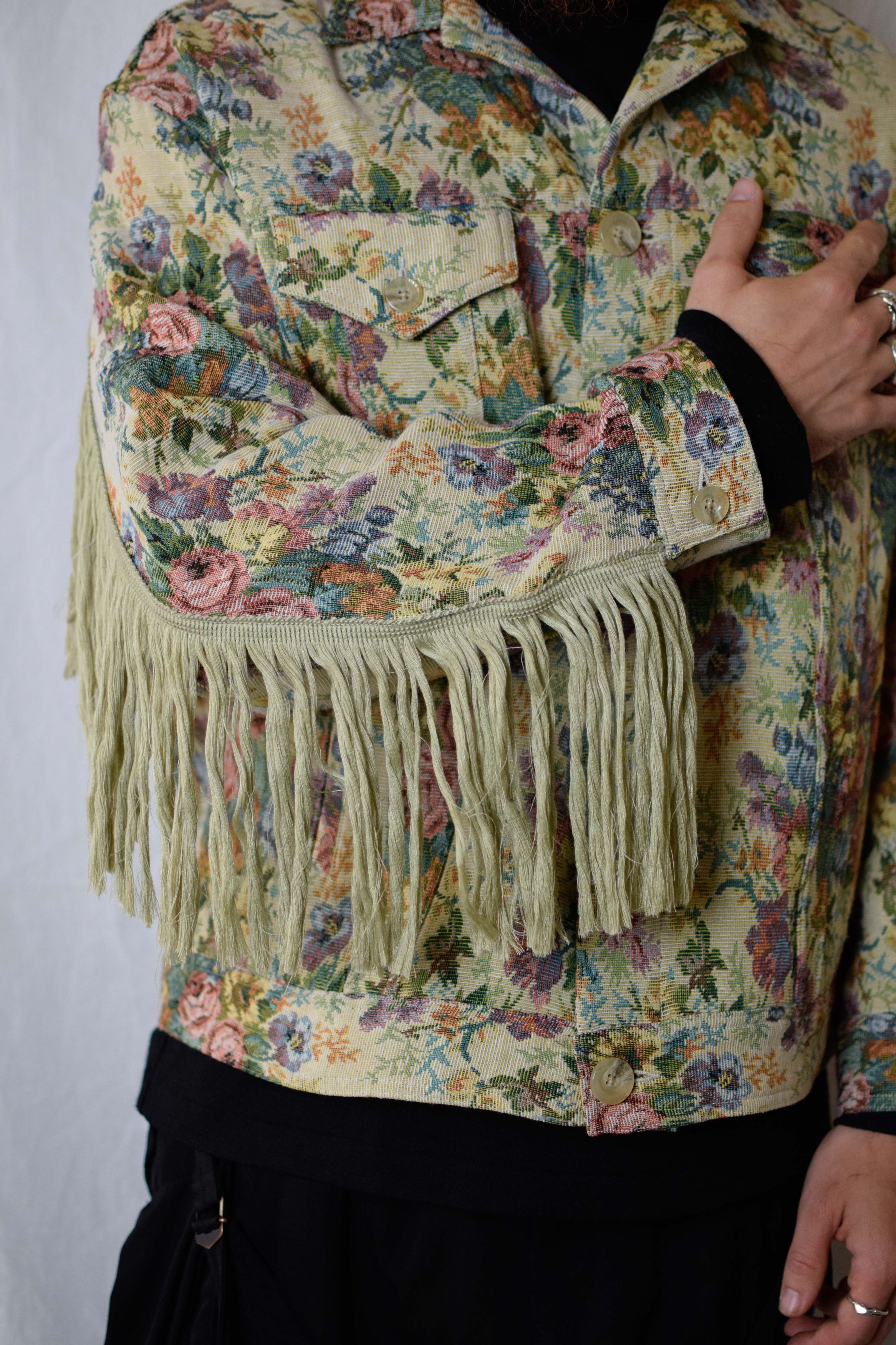 Song For The Mute SftM 24.1 Fringe Jacket - MJK095_JQRDYLW Size US L / EU 52-54 / 3 - 8 Thumbnail