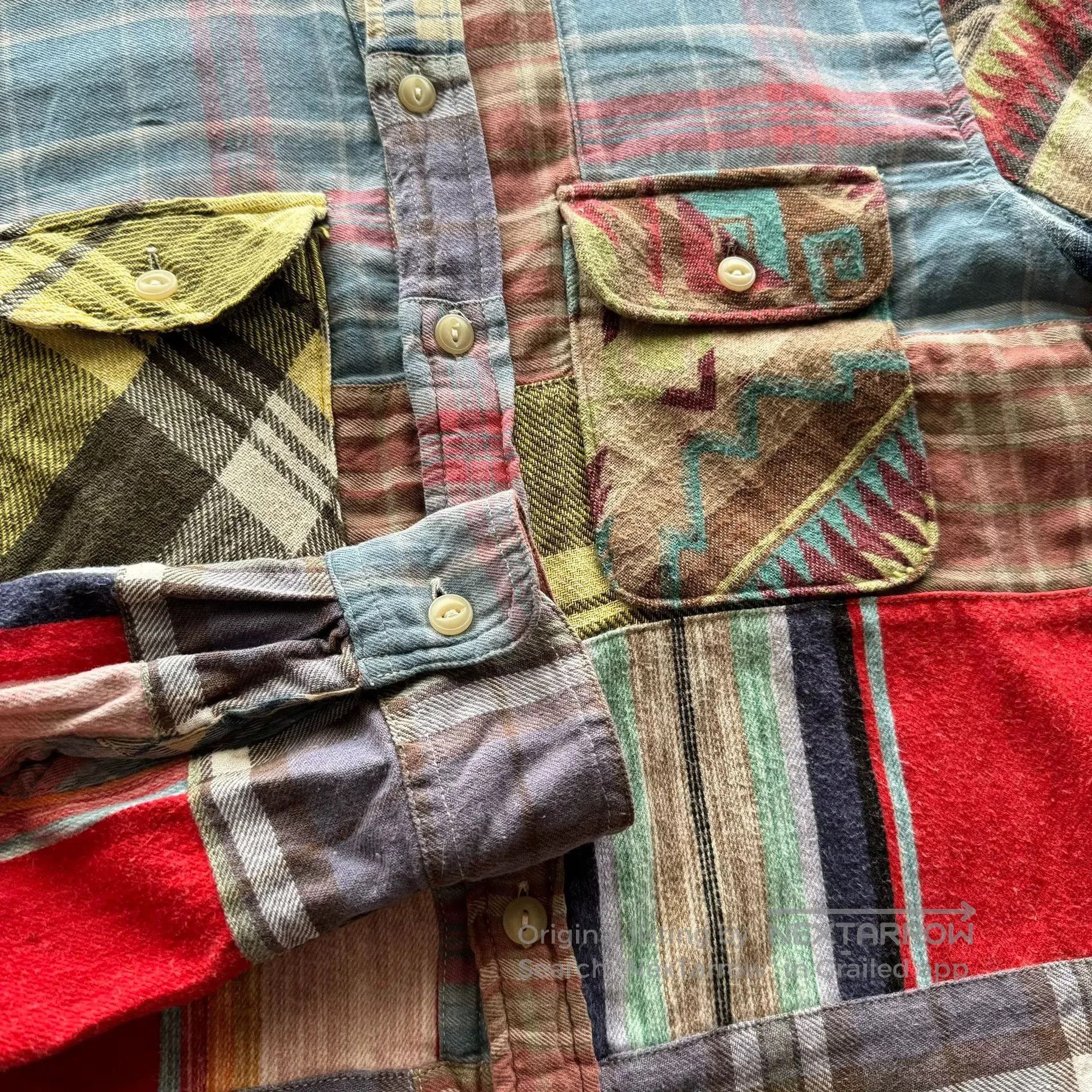 Denim & Supply Ralph Lauren Ralph Lauren Denim Supply Patchwork Shirt. Size US S / EU 44-46 / 1 - 4 Thumbnail