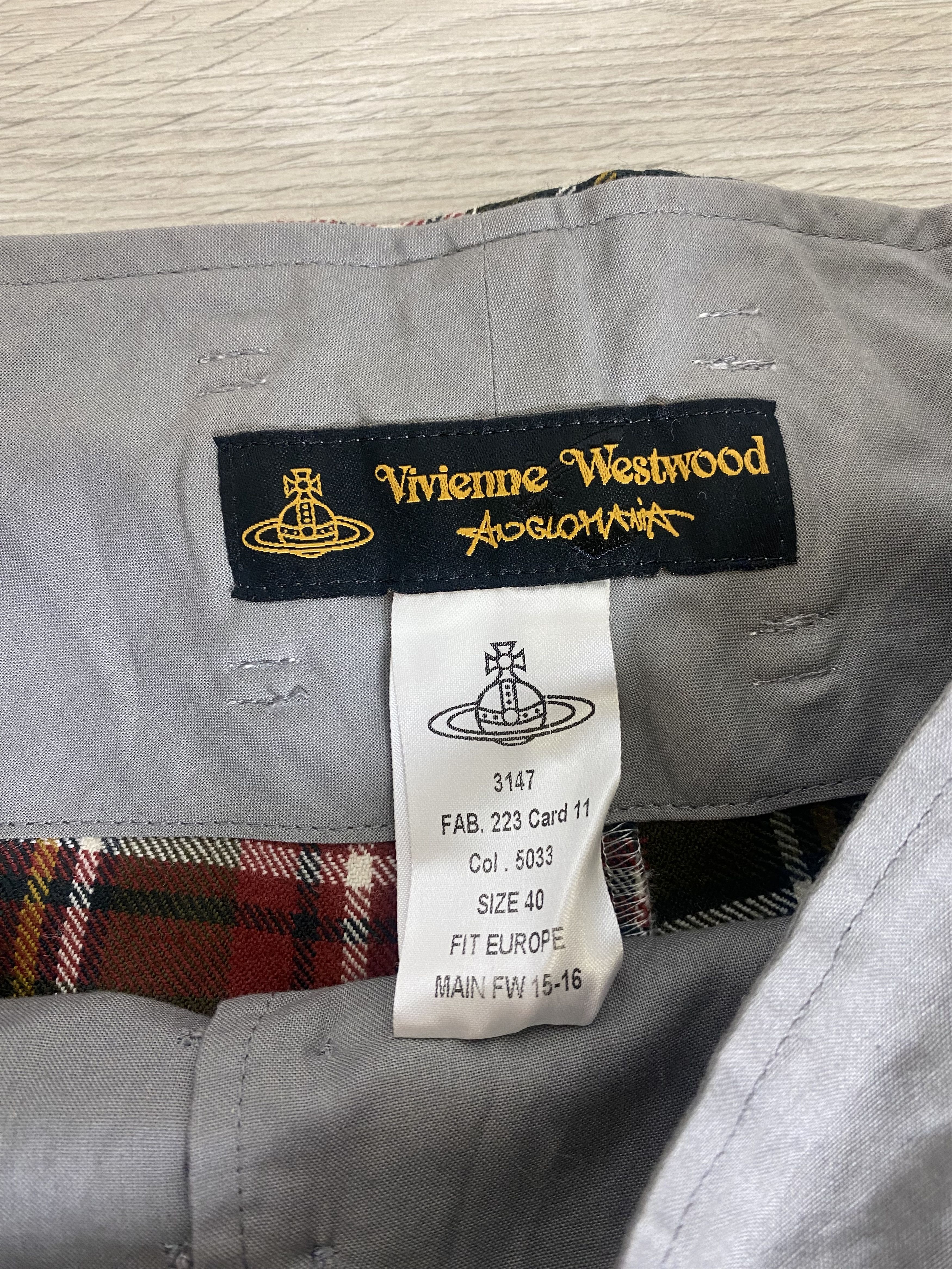 Vivienne Westwood Vivienne Westwood Anglomania Tartan Wool Pants Size 27" / US 4 / IT 40 - 5 Thumbnail