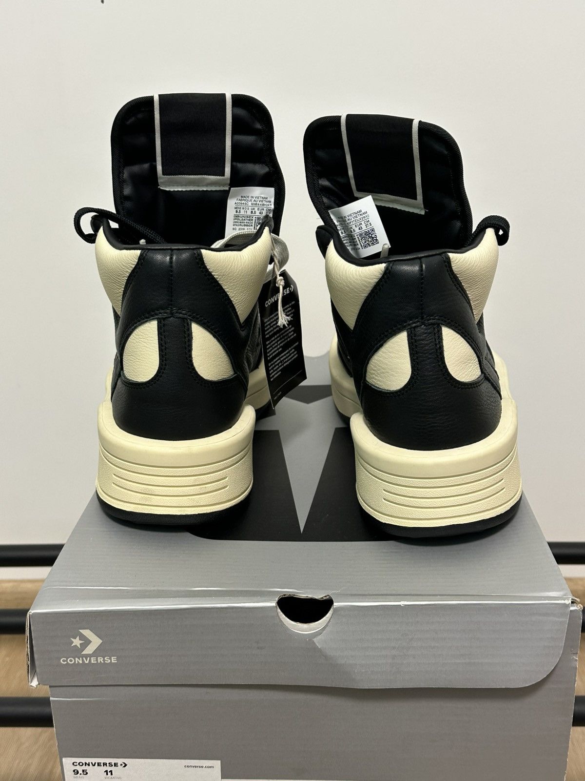 Converse × Rick Owens Drkshdw Rick Owens DRKSHDW x Converse TURBOWPN, Size 43 EU Size US 10 / EU 43 - 5 Thumbnail