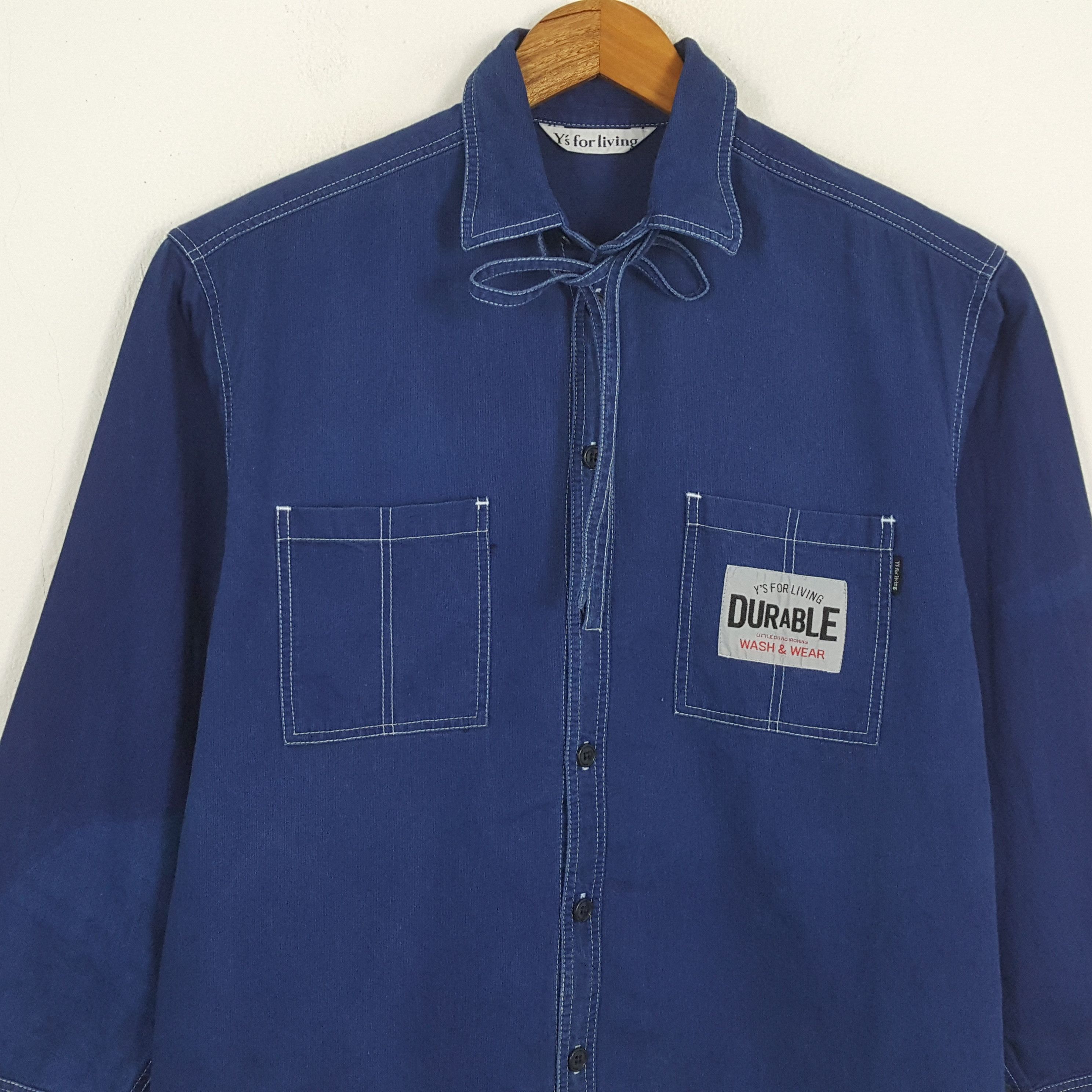 Vintage × Y's × Yohji Yamamoto Vintage Y'S FOR LIVING by YOHJI YAMAMOTO Designer Jacket Size US XL / EU 56 / 4 - 2 Thumbnail