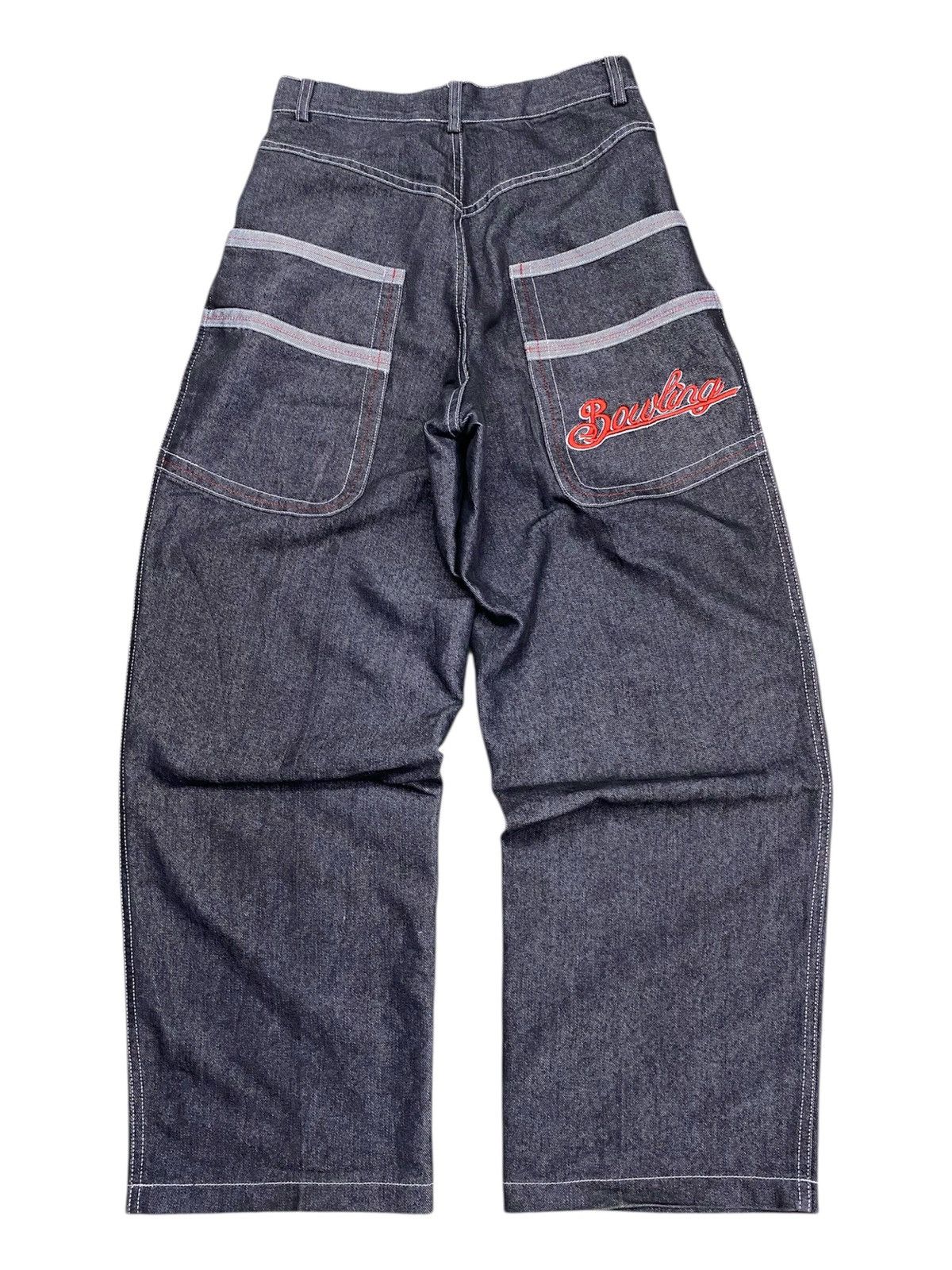 JNCO × Vintage 💥bindding offer💥 y2k baggy bowling jeans pant Size US 28 / EU 44 - 1 Thumbnail