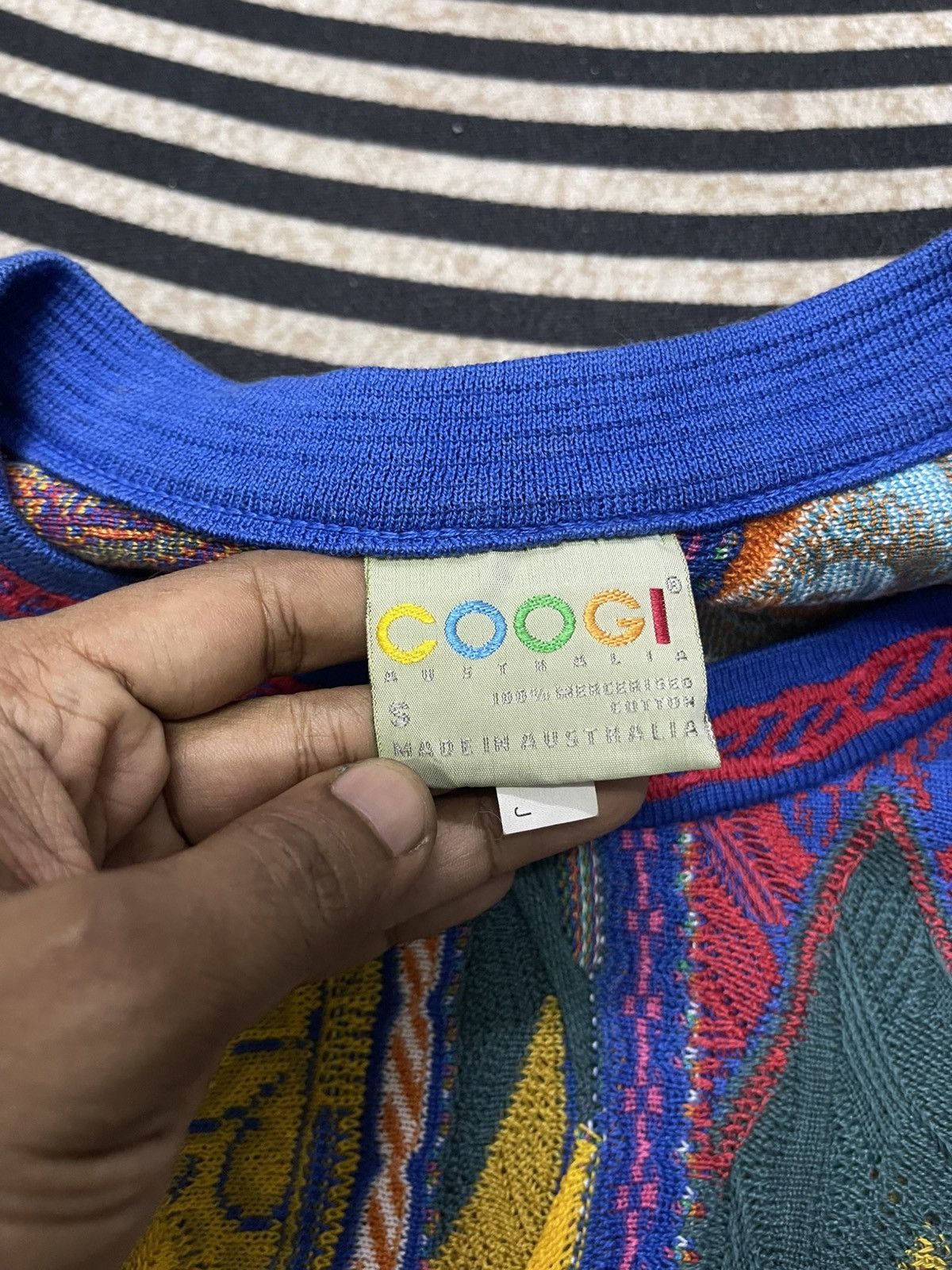 Coogi ❌RARE❌ VINTAGE COOGI KNITWEAR MULTICOLOUR 3D BIGGIE Size US S / EU 44-46 / 1 - 10 Thumbnail