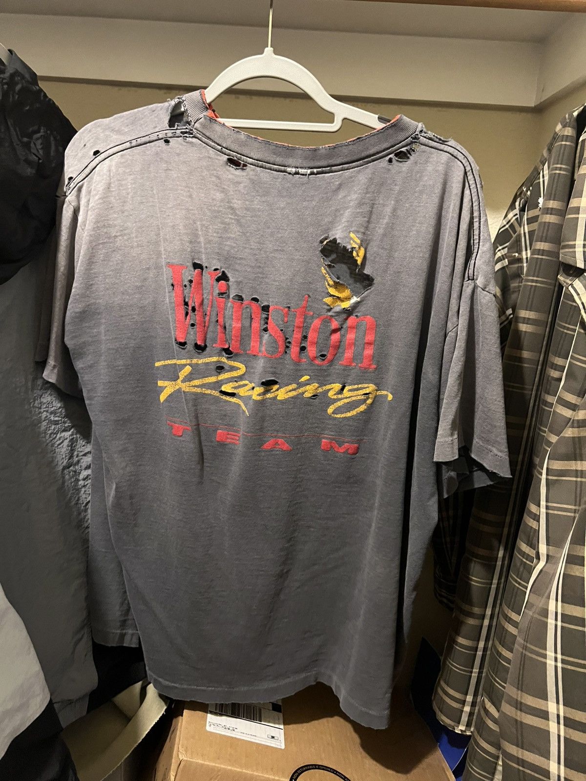 Vintage Winston racing tee Size US M / EU 48-50 / 2 - 2 Thumbnail