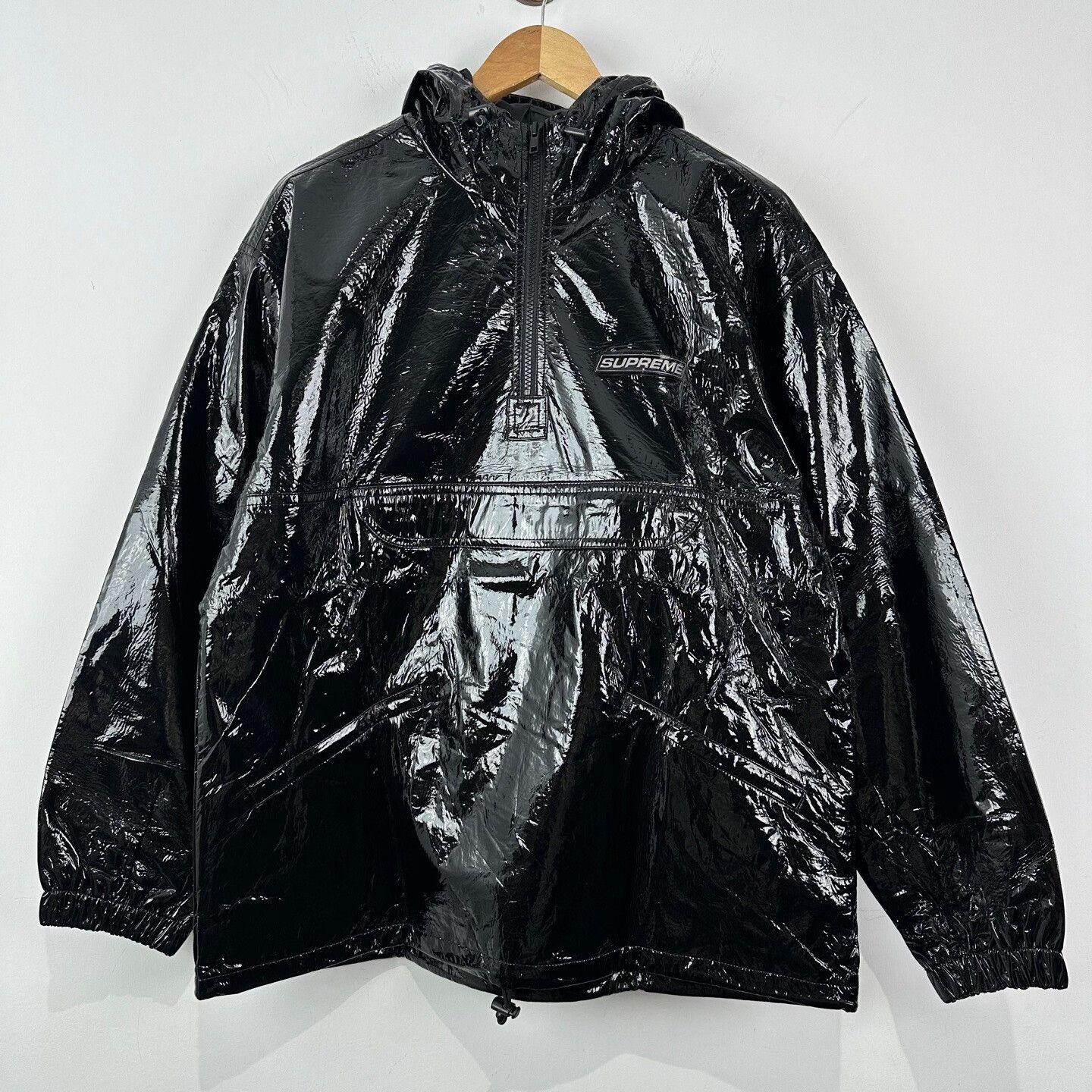 Supreme Supreme Black Reflective Half-Zip Jacket Size US S / EU 44-46 / 1 - 1 Thumbnail