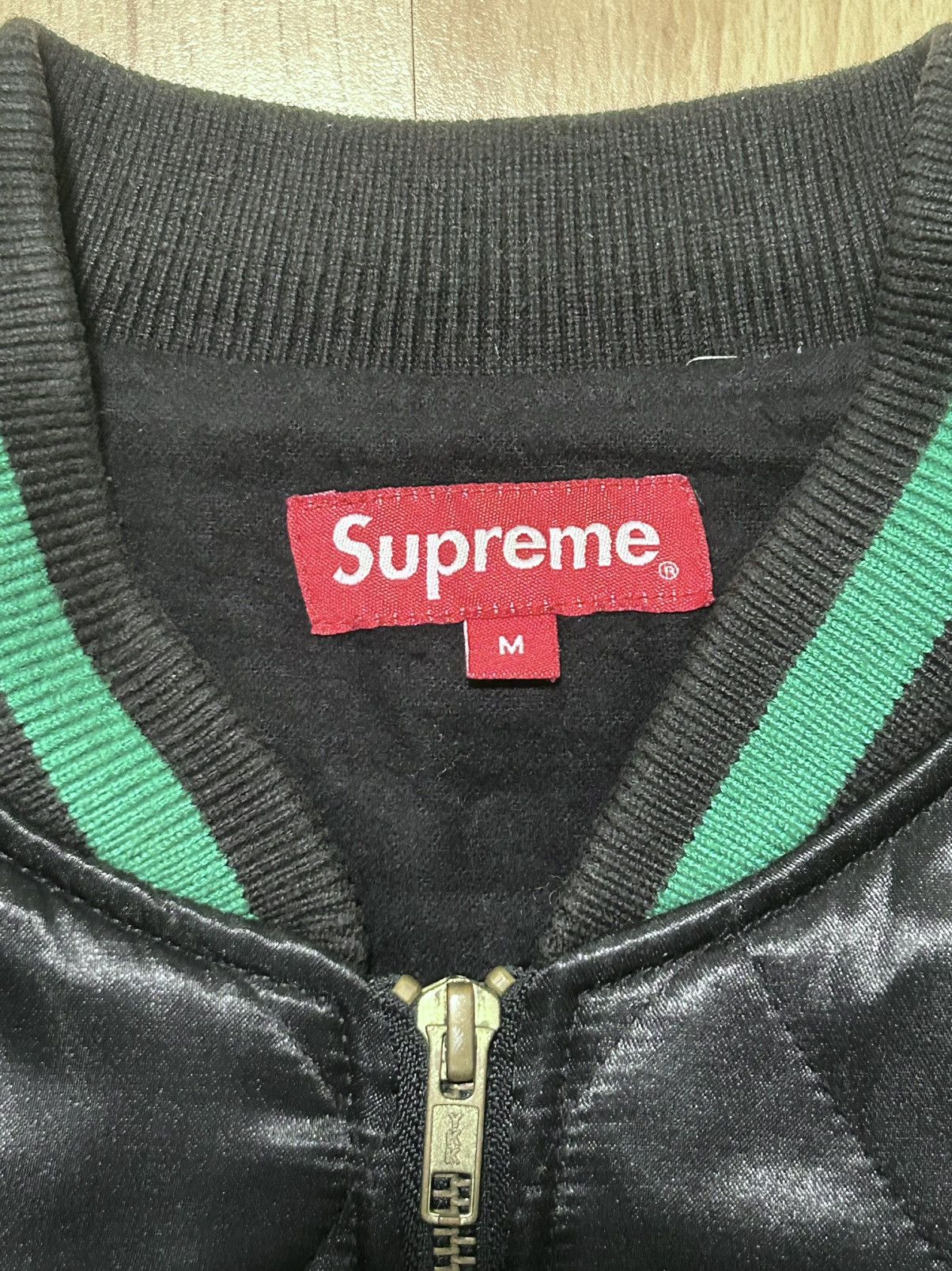 Supreme Satin Quilted Rose Bomber Jacket SS 2013