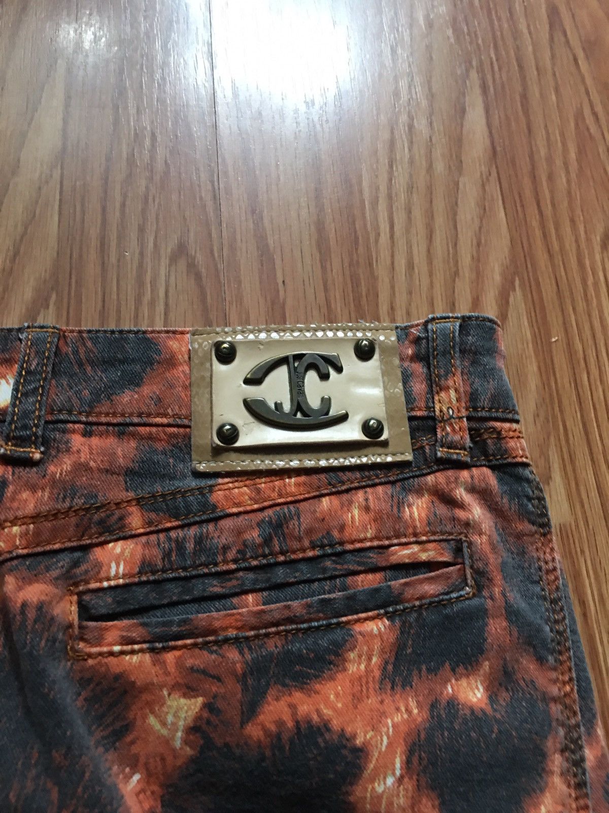 Just Cavalli × Roberto Cavalli Roberto Cavalli Just Cavalli Leopard Print Skirt Size EU 46 Size 32" / US 10 / IT 46 - 8 Thumbnail
