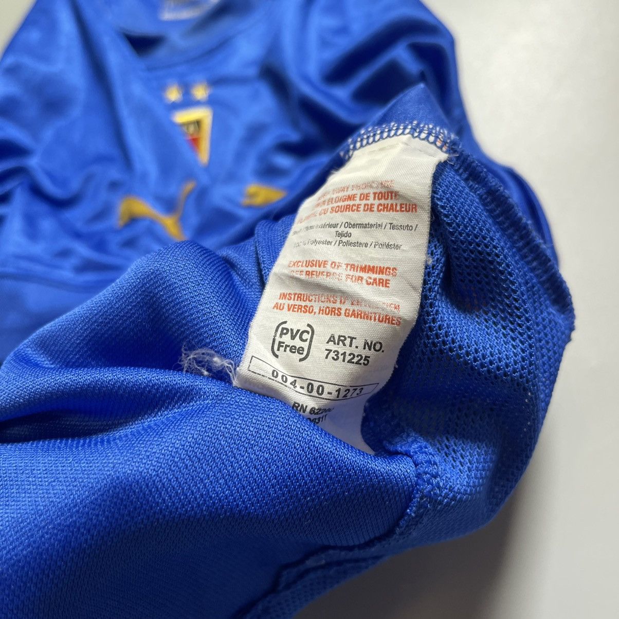 Puma × Vintage ITALY PUMA 2004 EURO FOOTBALL SOCCER HOME JERSEY Size US XXS / EU 40 - 8 Thumbnail
