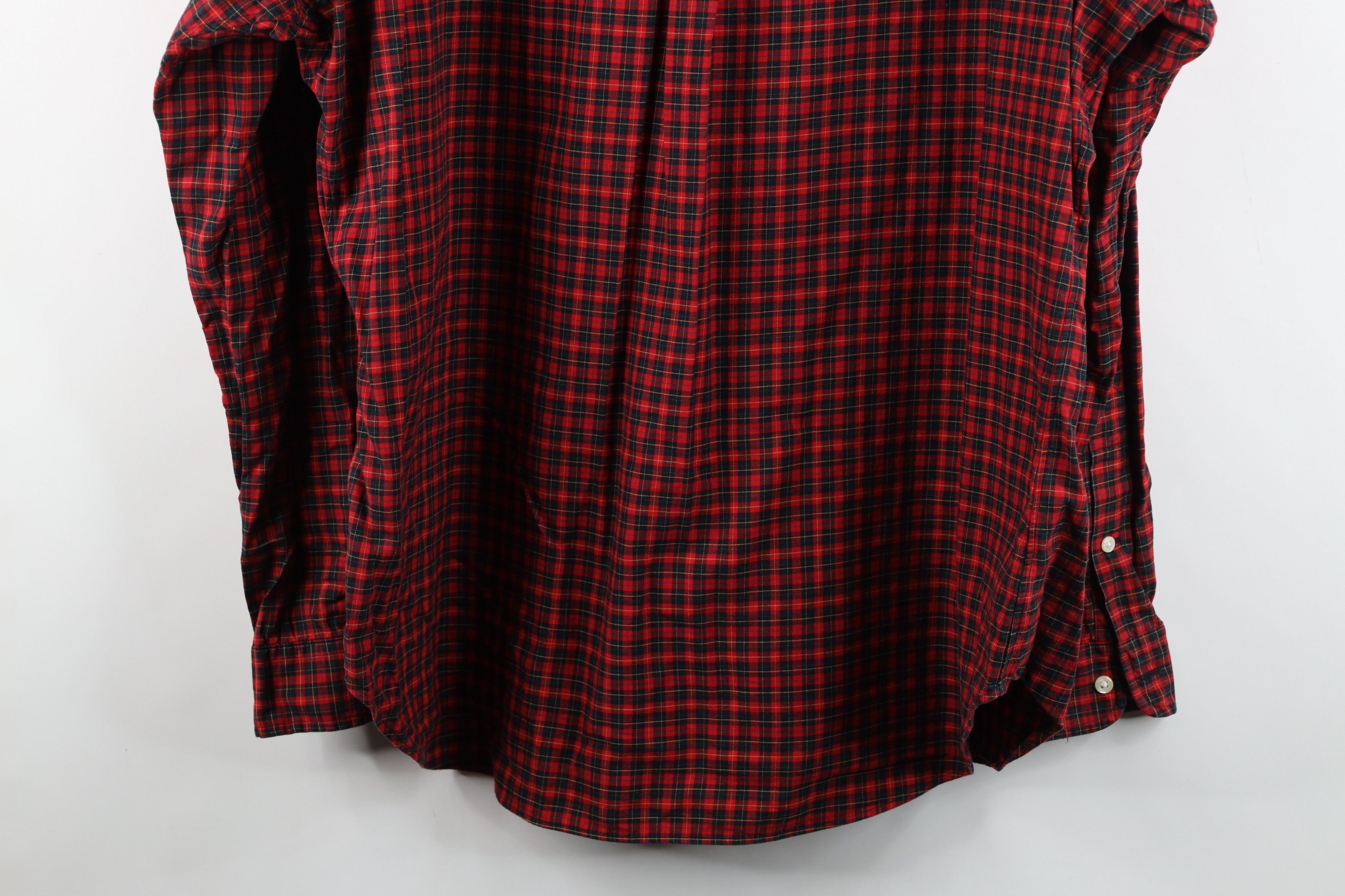 Ralph Lauren Vintage 90s Ralph Lauren Button Down Shirt Red Plaid Size US XL / EU 56 / 4 - 12 Thumbnail