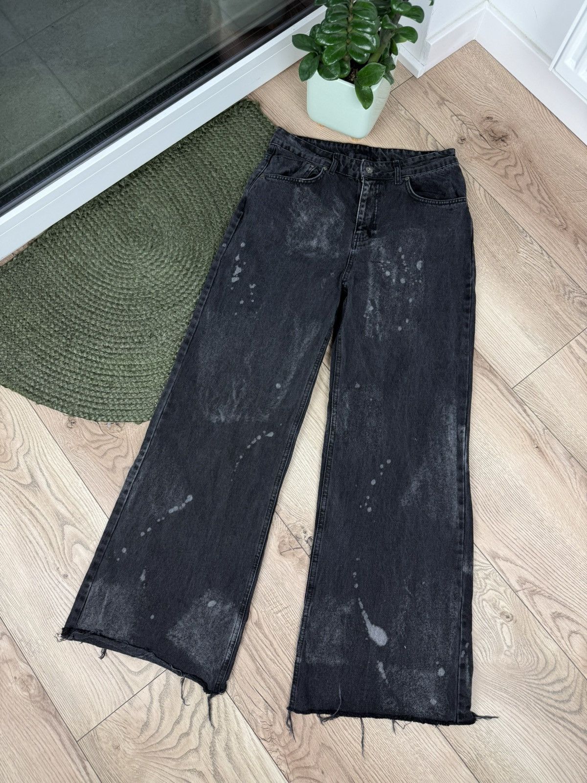Vintage Vintage Ragged Jeans Avantgarde bootcut Denim Pants Rare Y2K Size US 30 / EU 46 - 1 Thumbnail