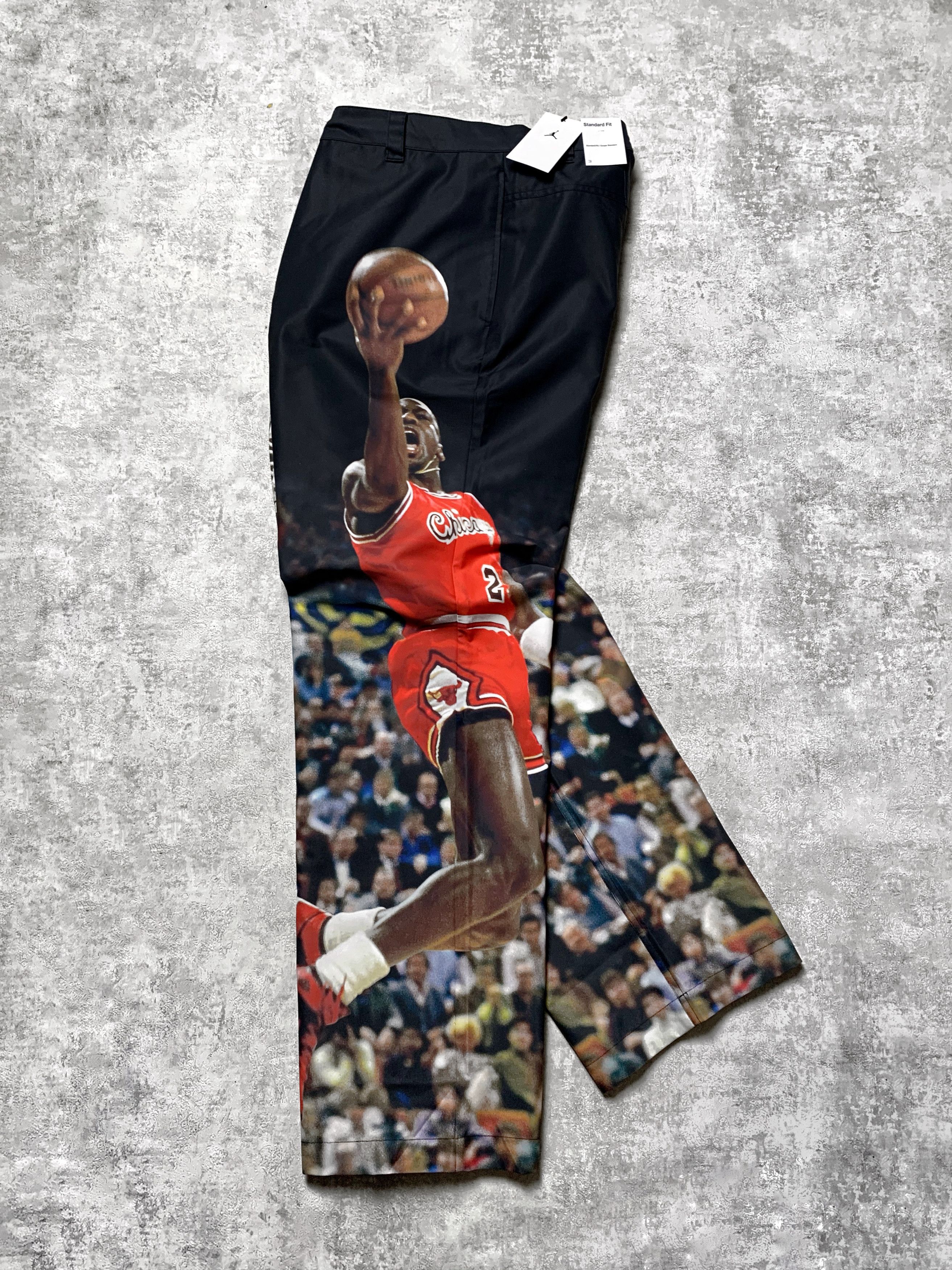 image of Jordan Nike Air Jordan Flight Heritage Pants Black, Men's (Size 42)