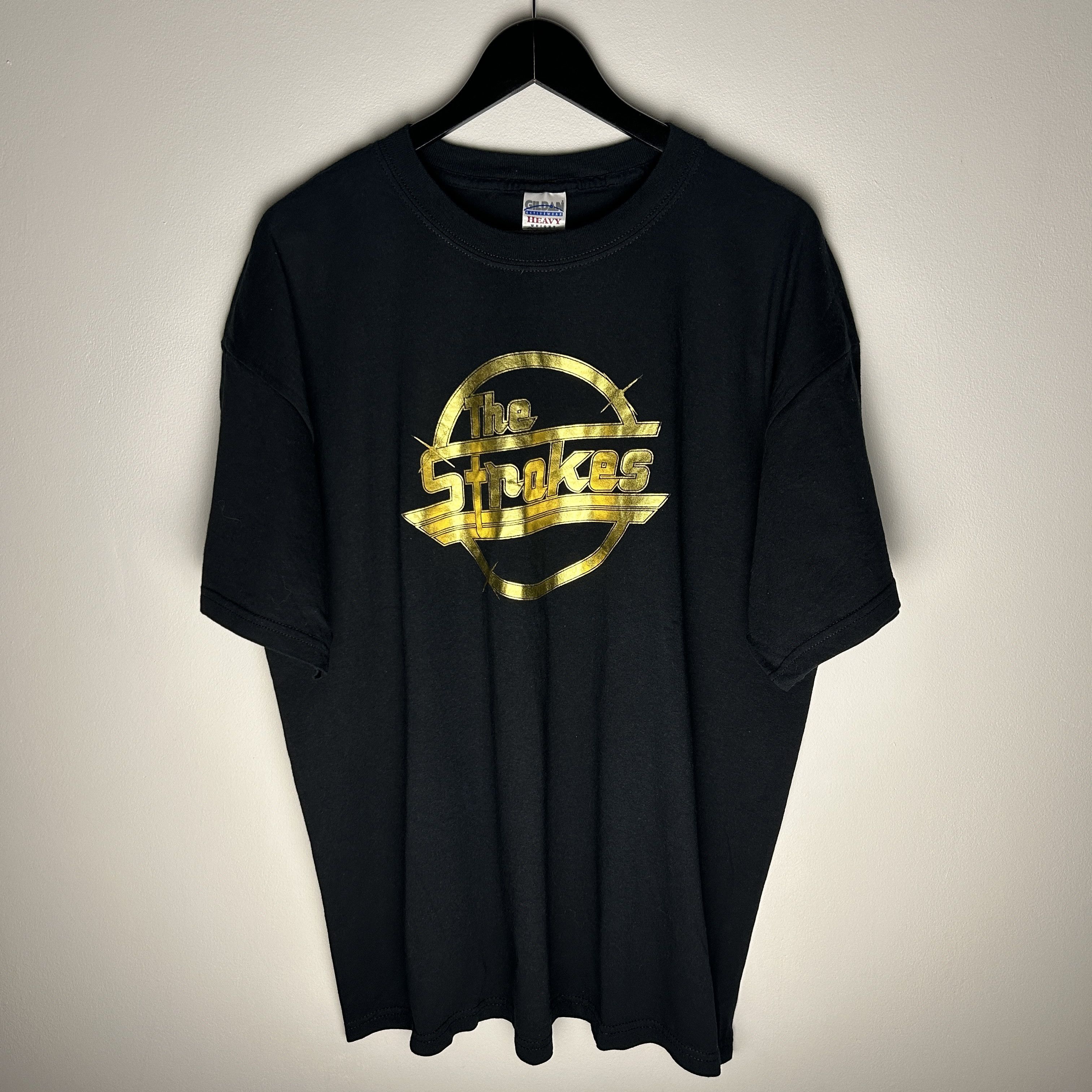 Vintage The Strokes Golden Logo Band T-shirt