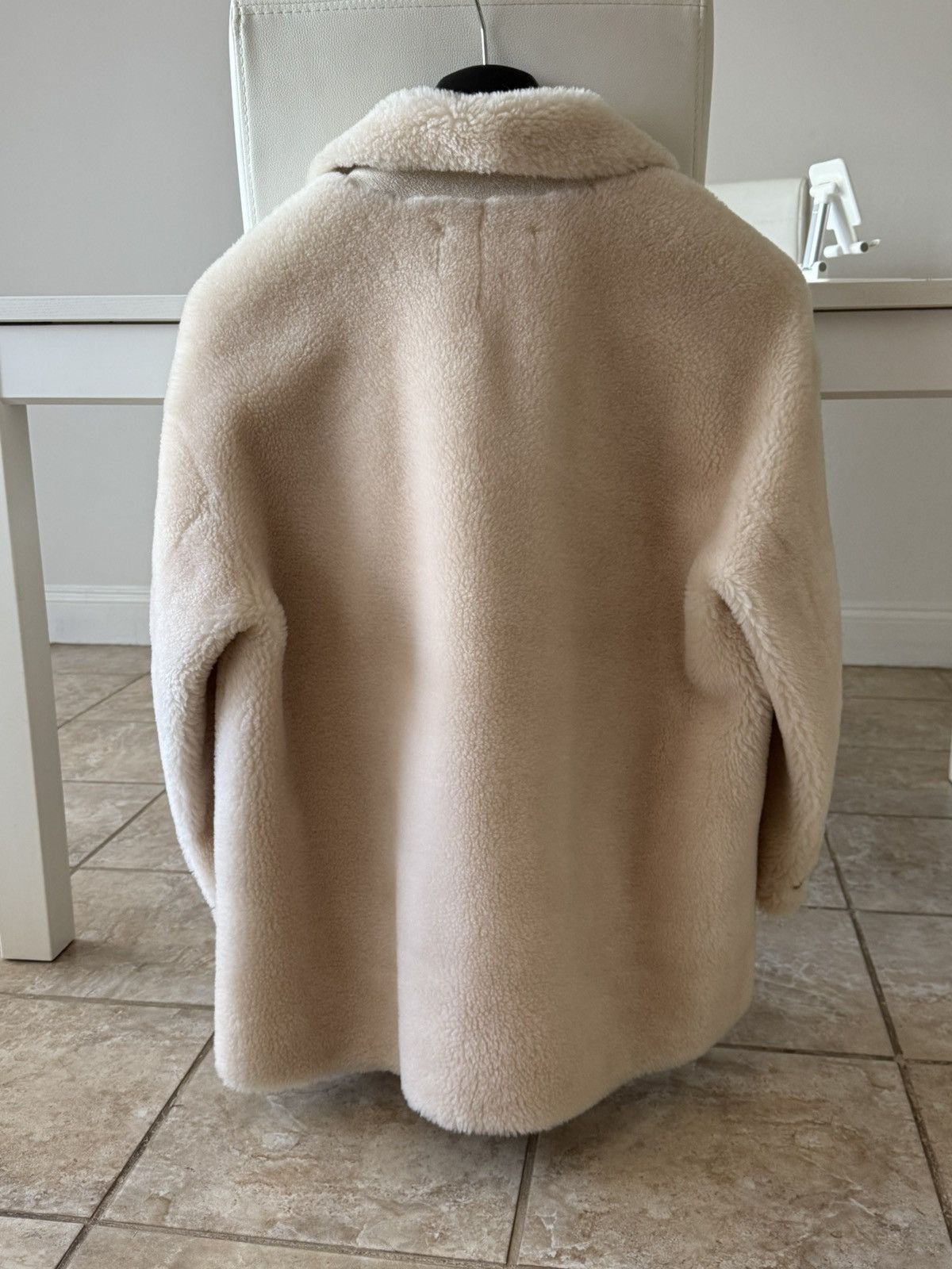 Other Elegant cream faux fur coat by Angel Size M / US 6-8 / IT 42-44 - 2 Thumbnail