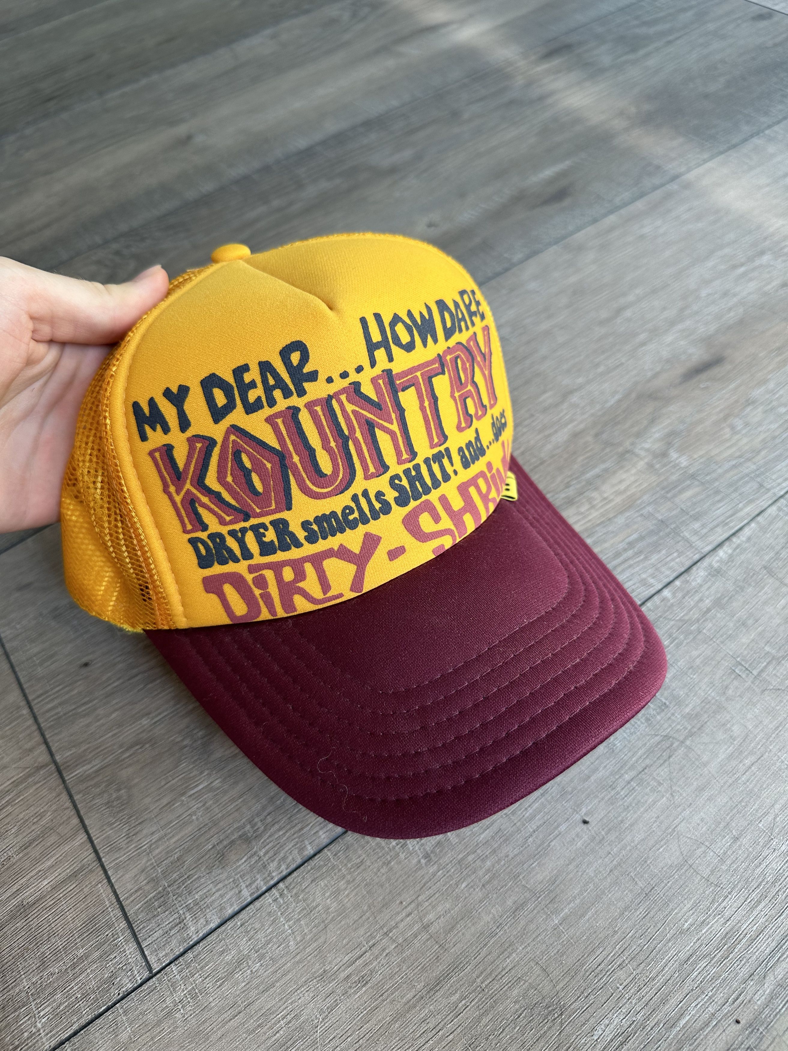 Kapital Kapital 'Dirty Shrink' Trucker Hat Size ONE SIZE - 1 Thumbnail