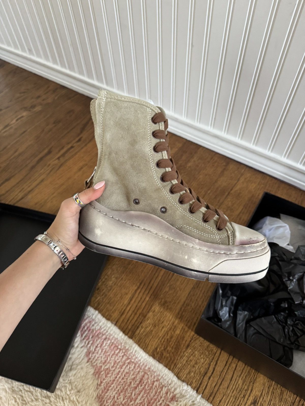 R13 Tall Kurt Sneakers Size US 7 / IT 37 - 7 Thumbnail
