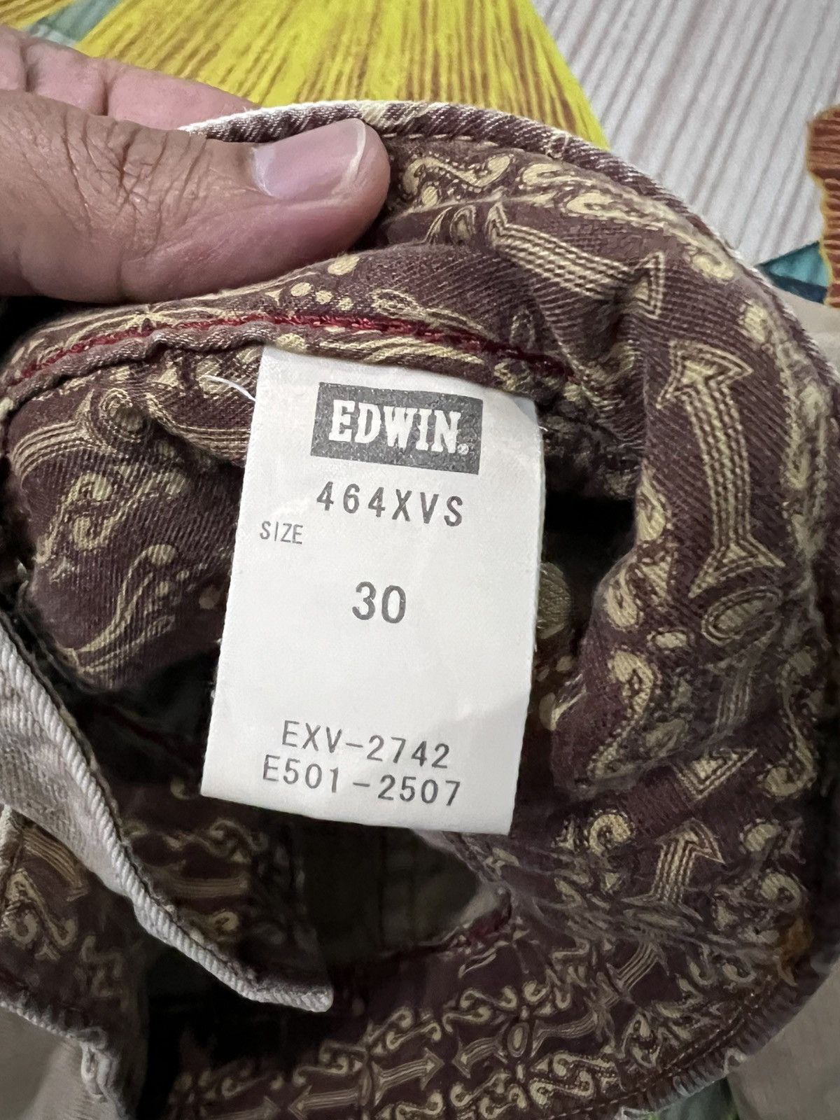 Edwin × If Six Was Nine × Seditionaries FLARE EDWIN EXCLUSIVE VINTAGE BUFFALO HEAD RARE JEANS Size US 31 - 19 Thumbnail