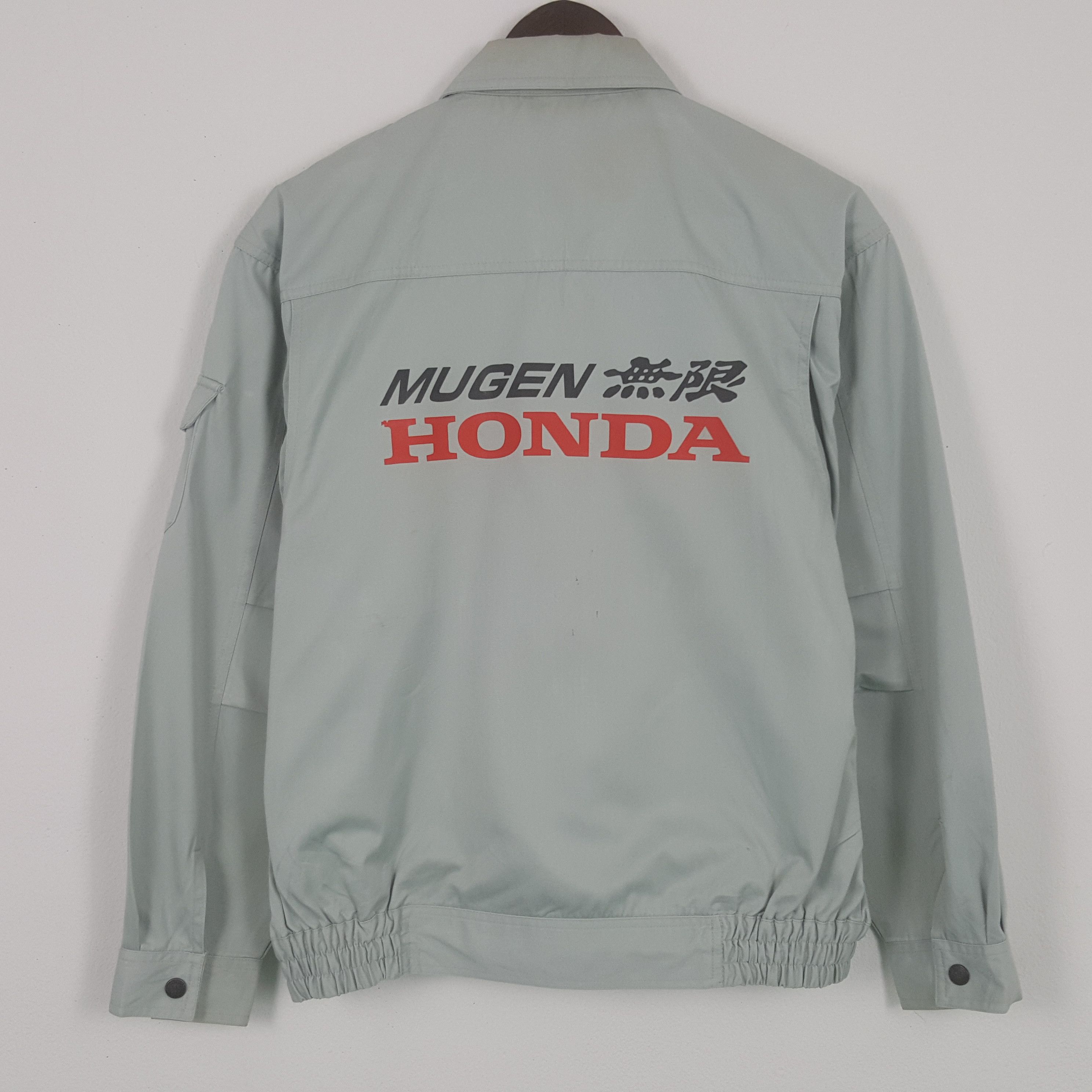 Vintage Mugen Honda Custom Art Zipper Racing Jacket